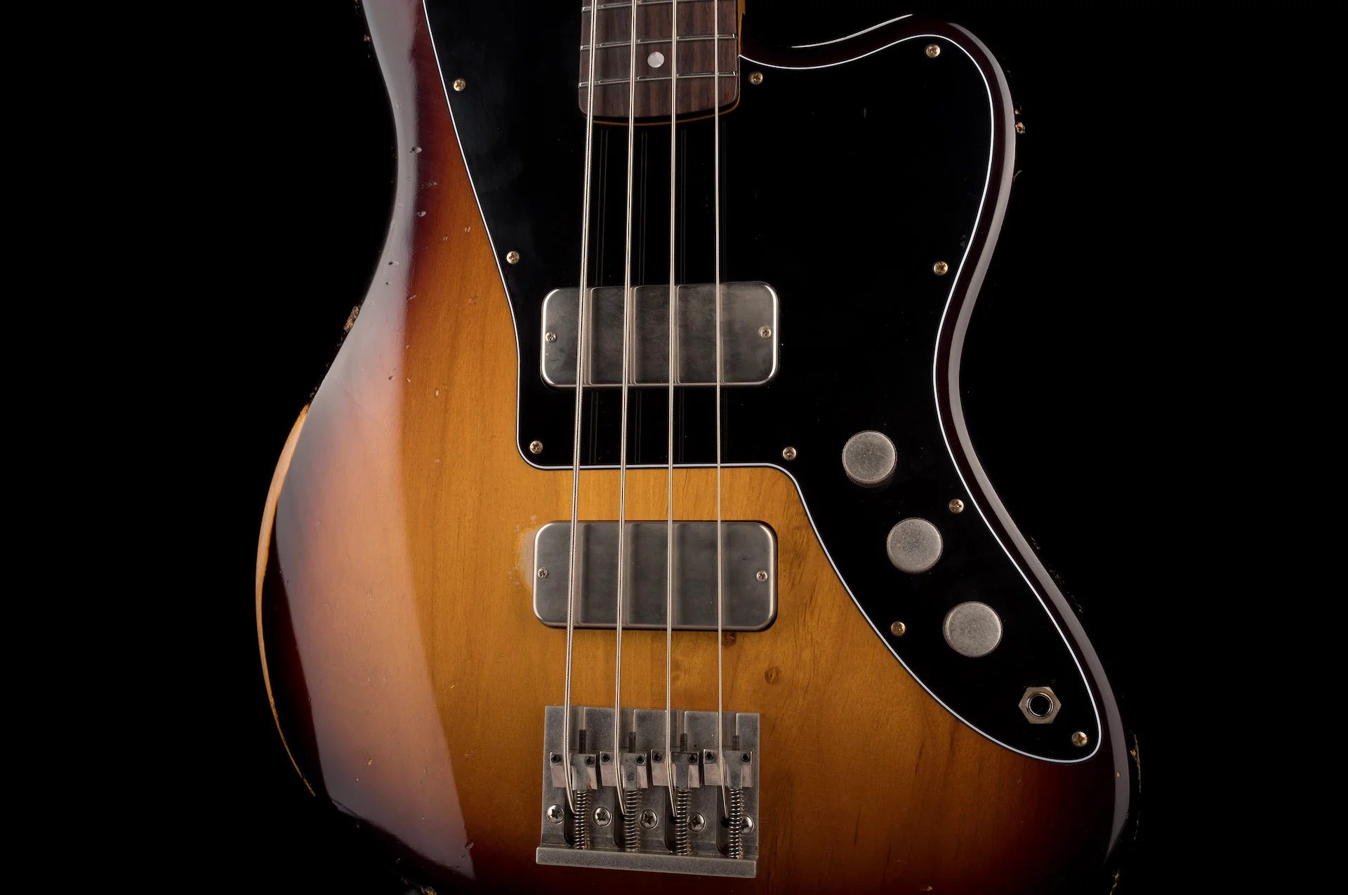 Fano Oltre JM4 Bass Medium Distress Tobacco Burst with Gig Bag - Image 6
