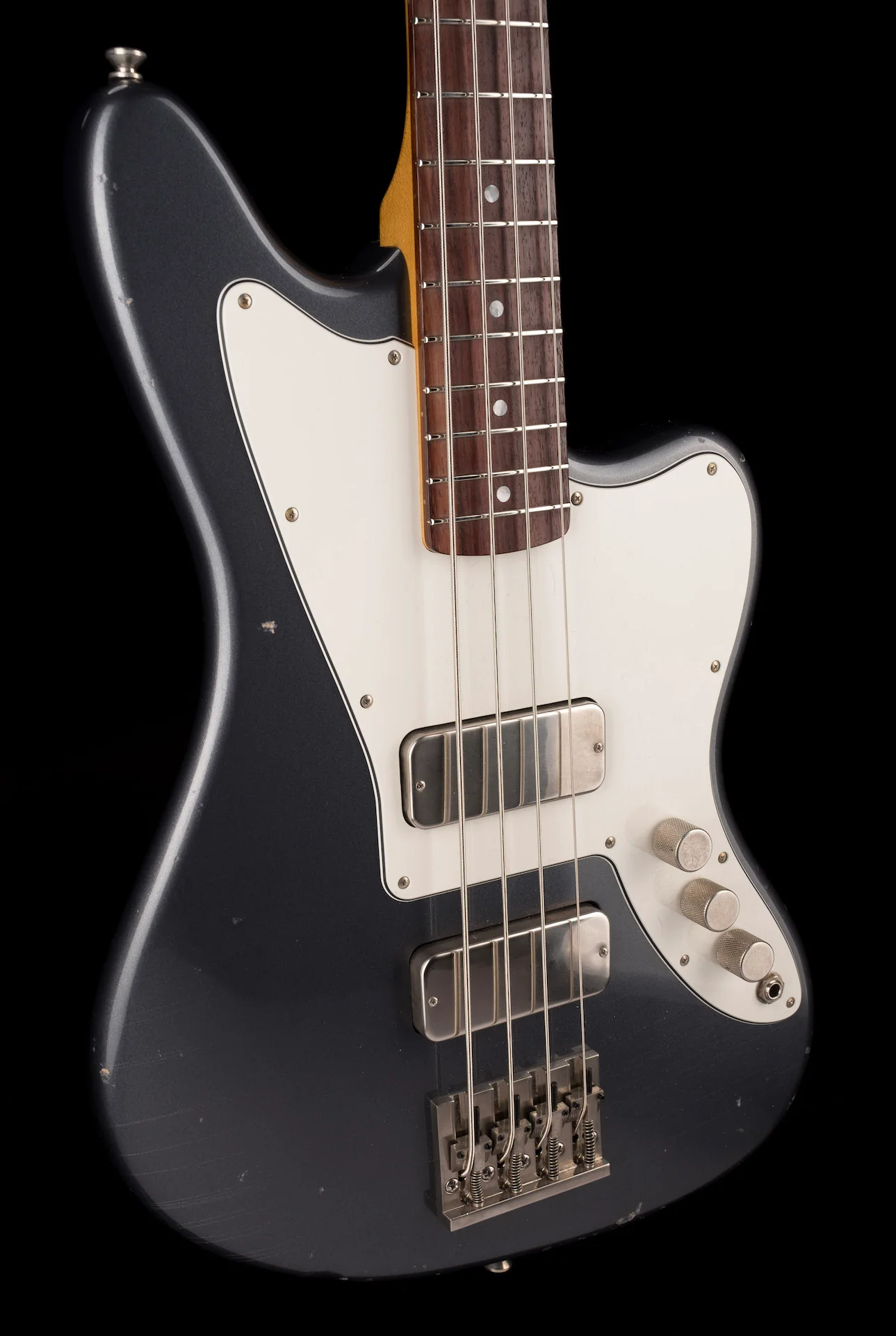 Fano Oltre Series JM4 Bass Light Distress Charcoal Frost with Gig Bag - Image 12
