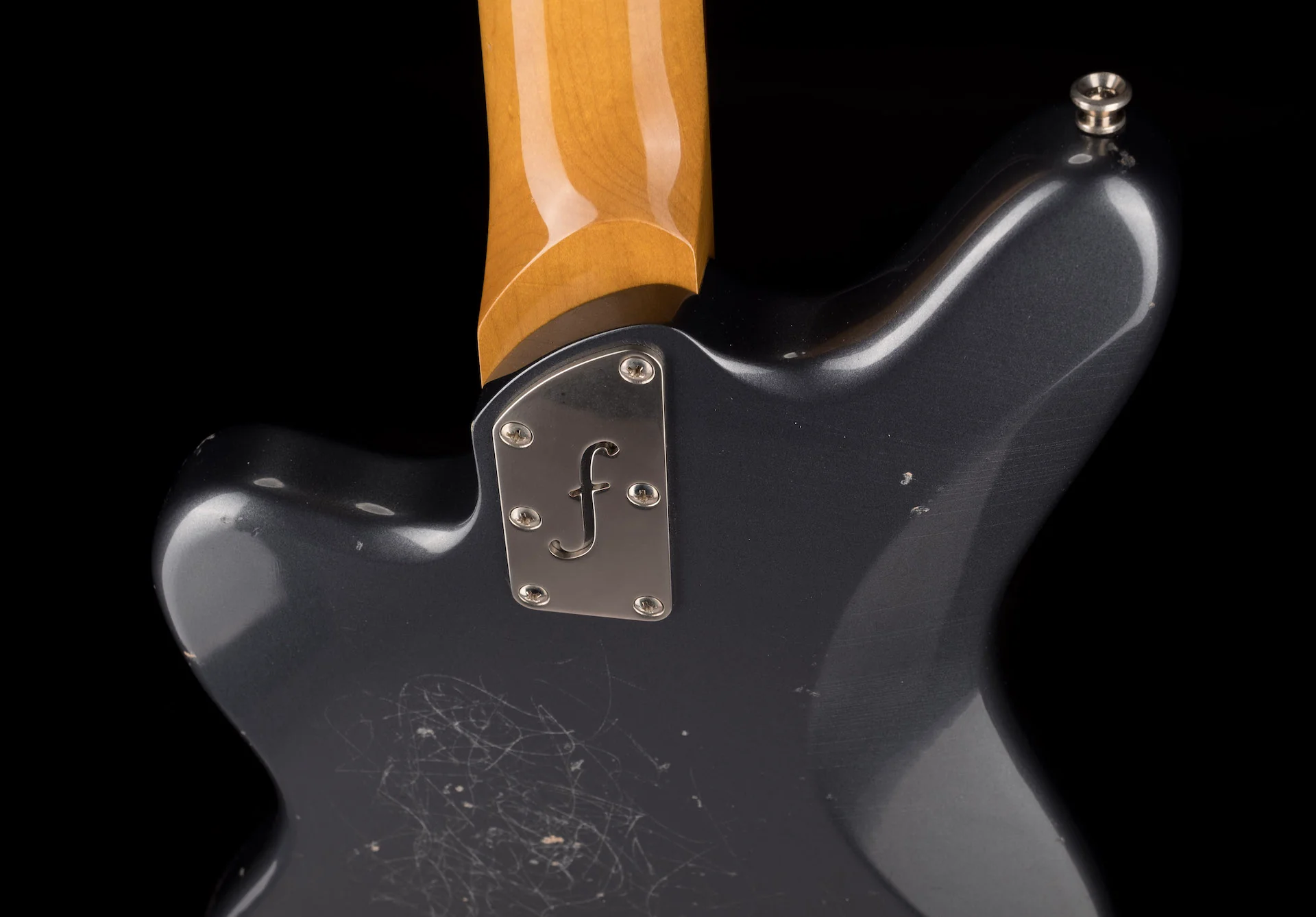 Fano Oltre Series JM4 Bass Light Distress Charcoal Frost with Gig Bag - Image 17