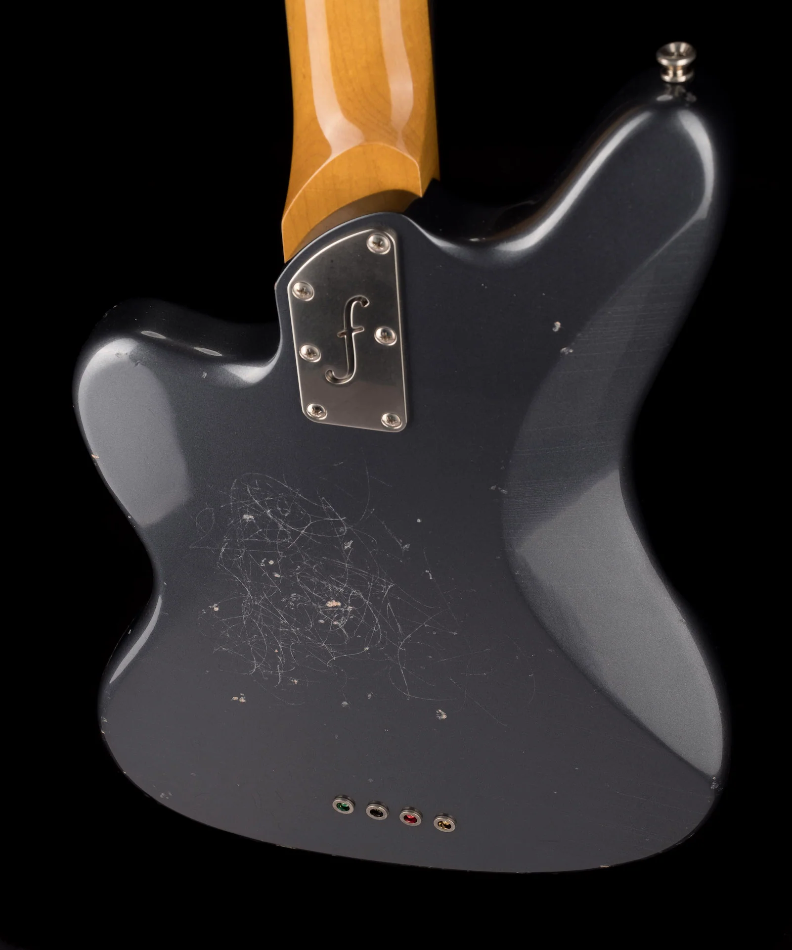 Fano Oltre Series JM4 Bass Light Distress Charcoal Frost with Gig Bag - Image 18