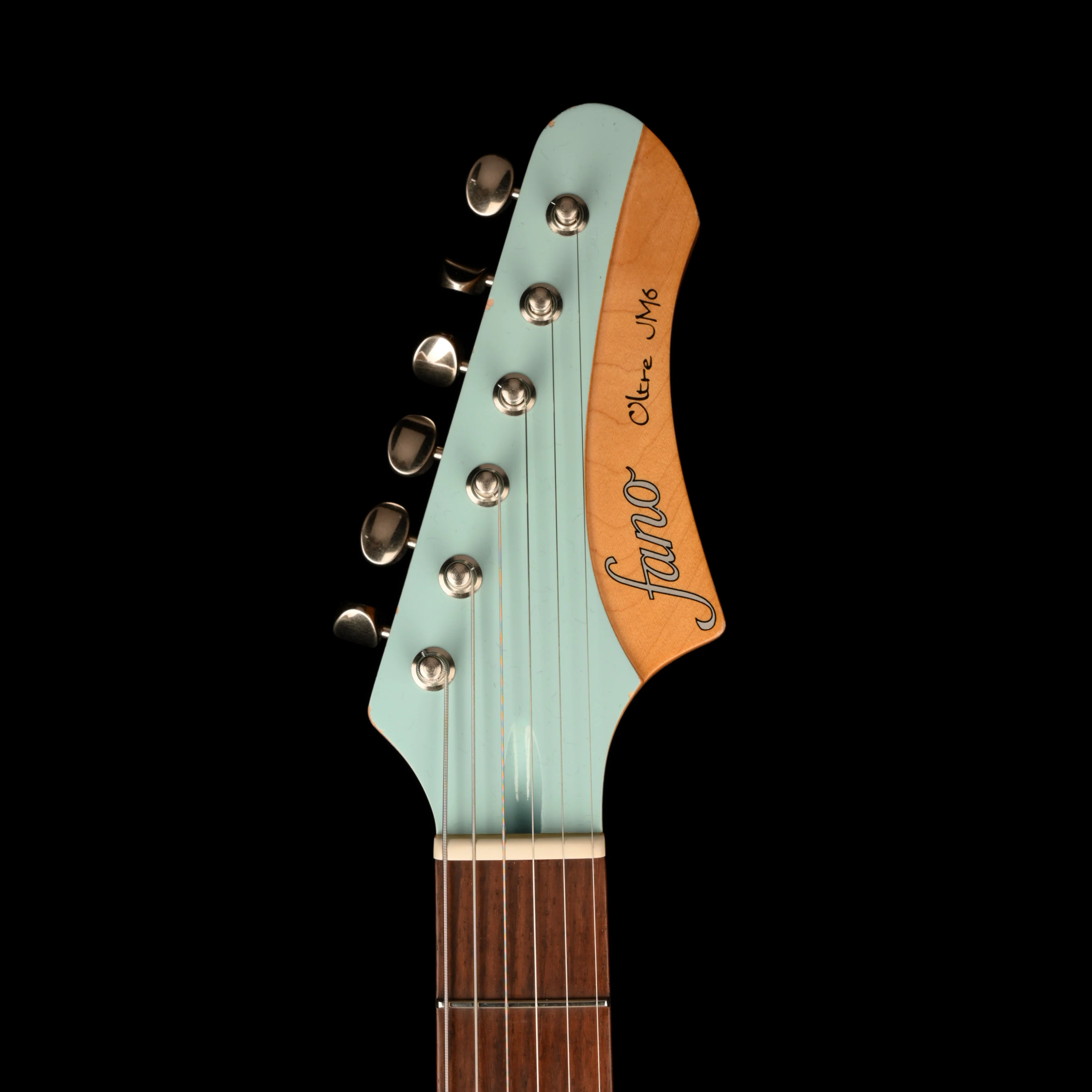 Fano Oltre Series JM6 P90 Light Distress Sonic Blue with Gig Bag - Image 13