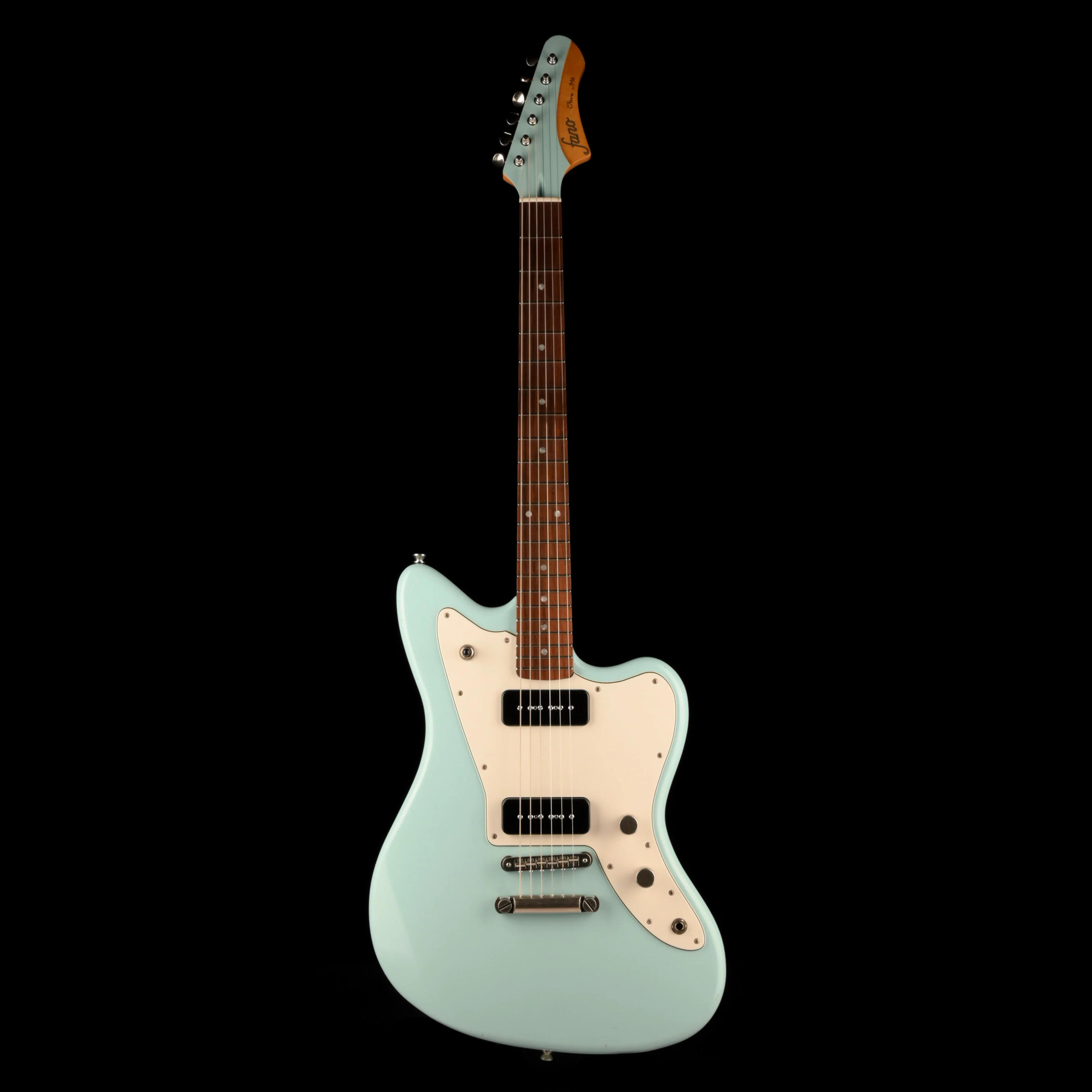 Fano Oltre Series JM6 P90 Light Distress Sonic Blue with Gig Bag - Image 2