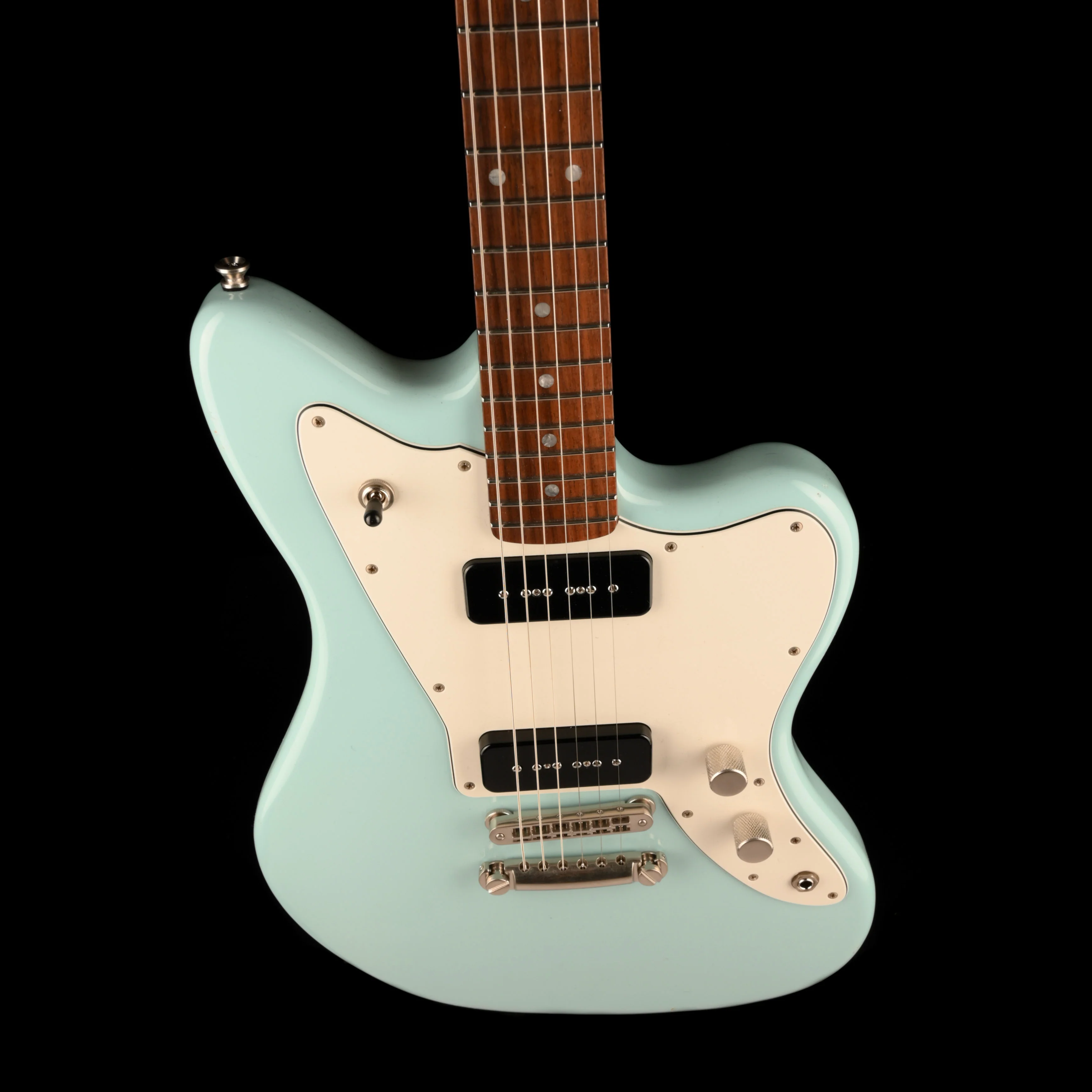 Fano Oltre Series JM6 P90 Light Distress Sonic Blue with Gig Bag - Image 4