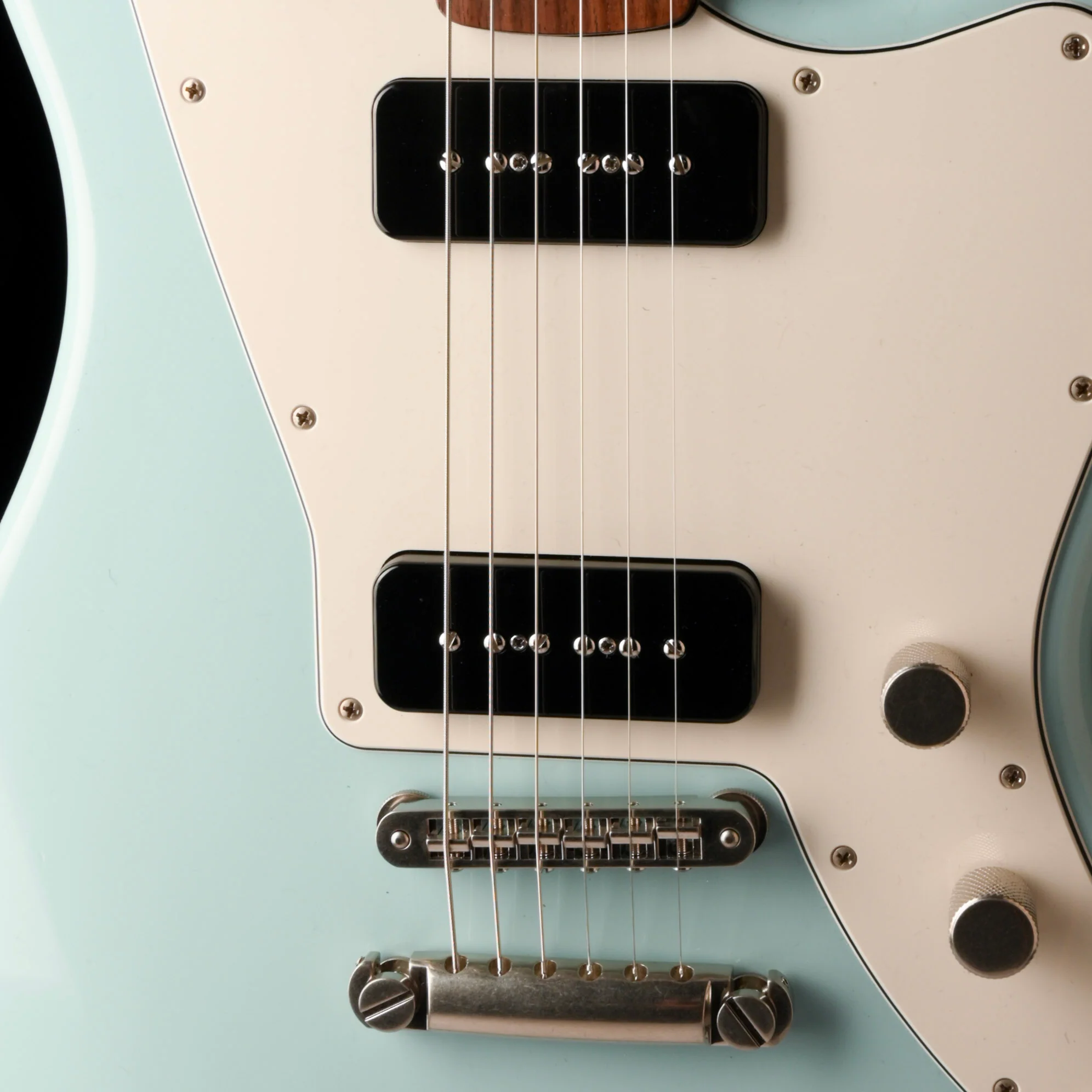 Fano Oltre Series JM6 P90 Light Distress Sonic Blue with Gig Bag - Image 5