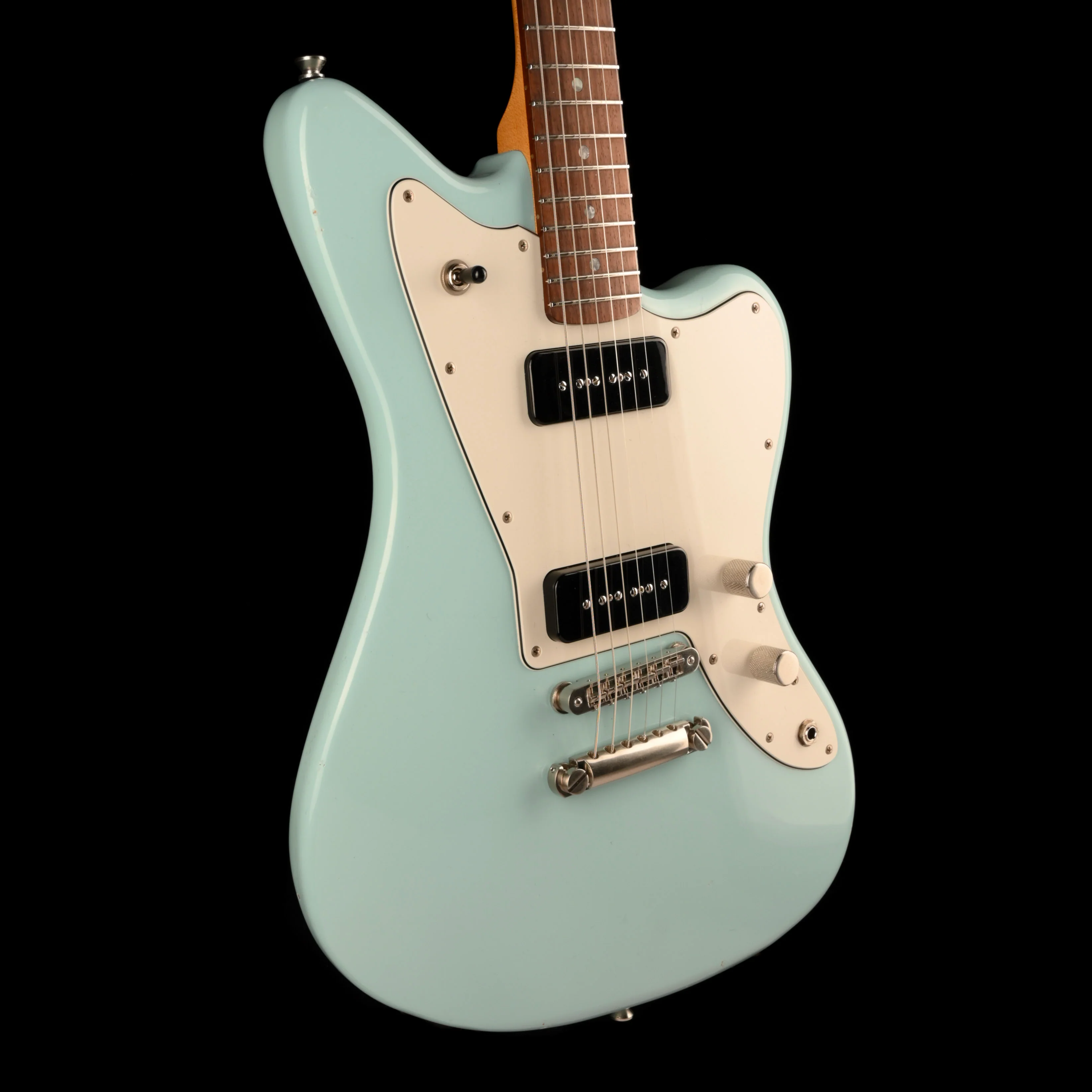 Fano Oltre Series JM6 P90 Light Distress Sonic Blue with Gig Bag - Image 7