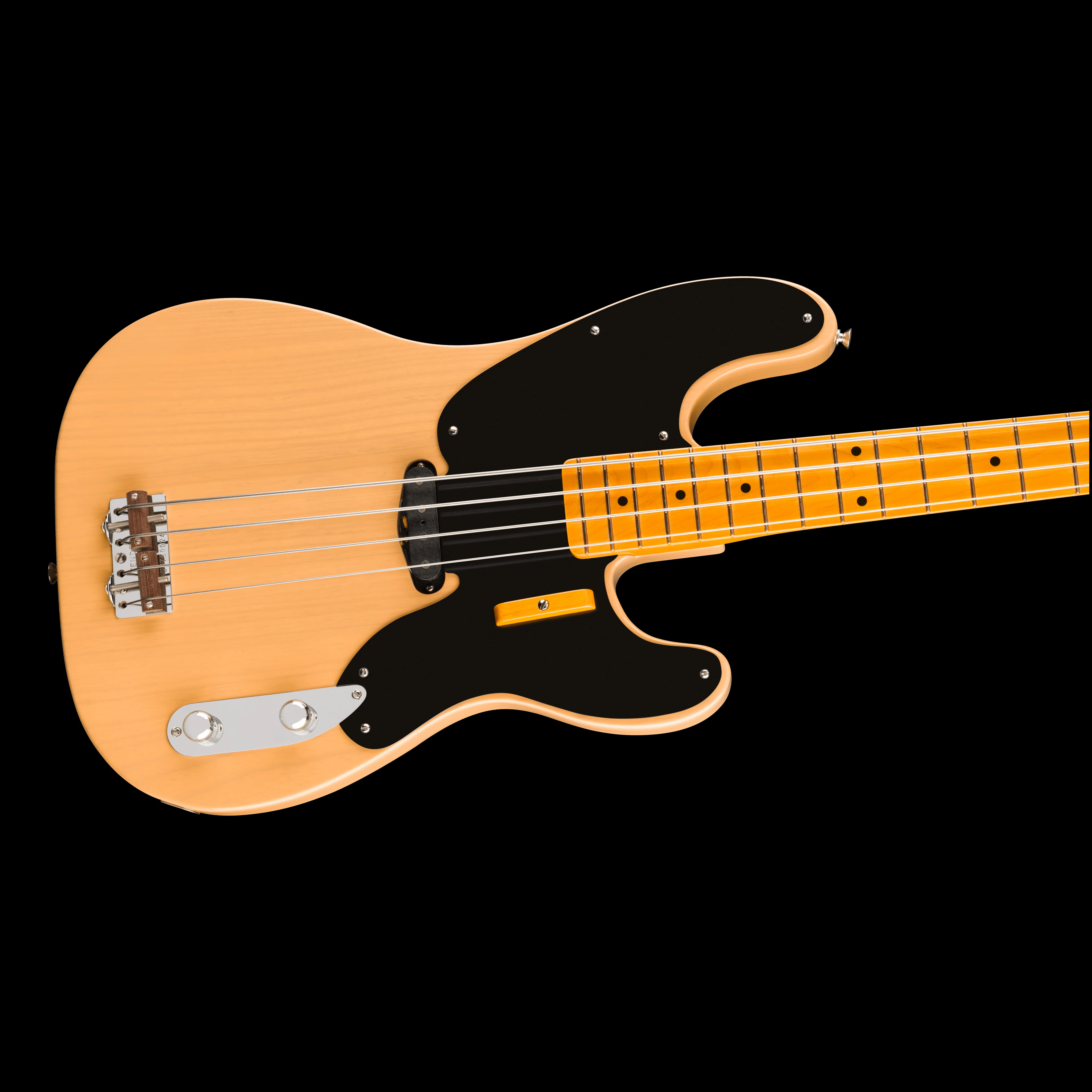 Fender 75th Anniversary American Vintage II 1951 Precision Bass Butterscotch Blonde with Case - Image 3