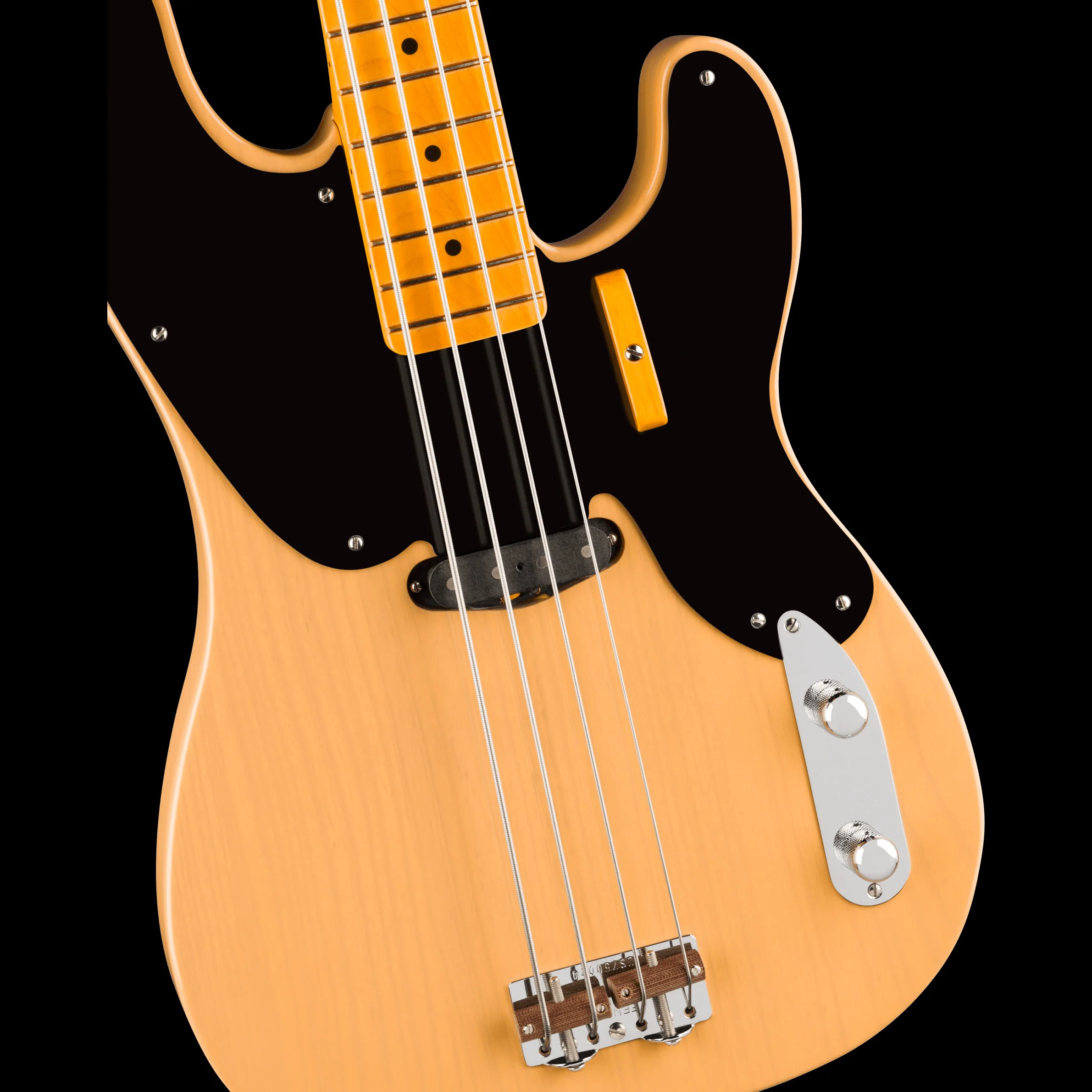 Fender 75th Anniversary American Vintage II 1951 Precision Bass Butterscotch Blonde with Case - Image 4