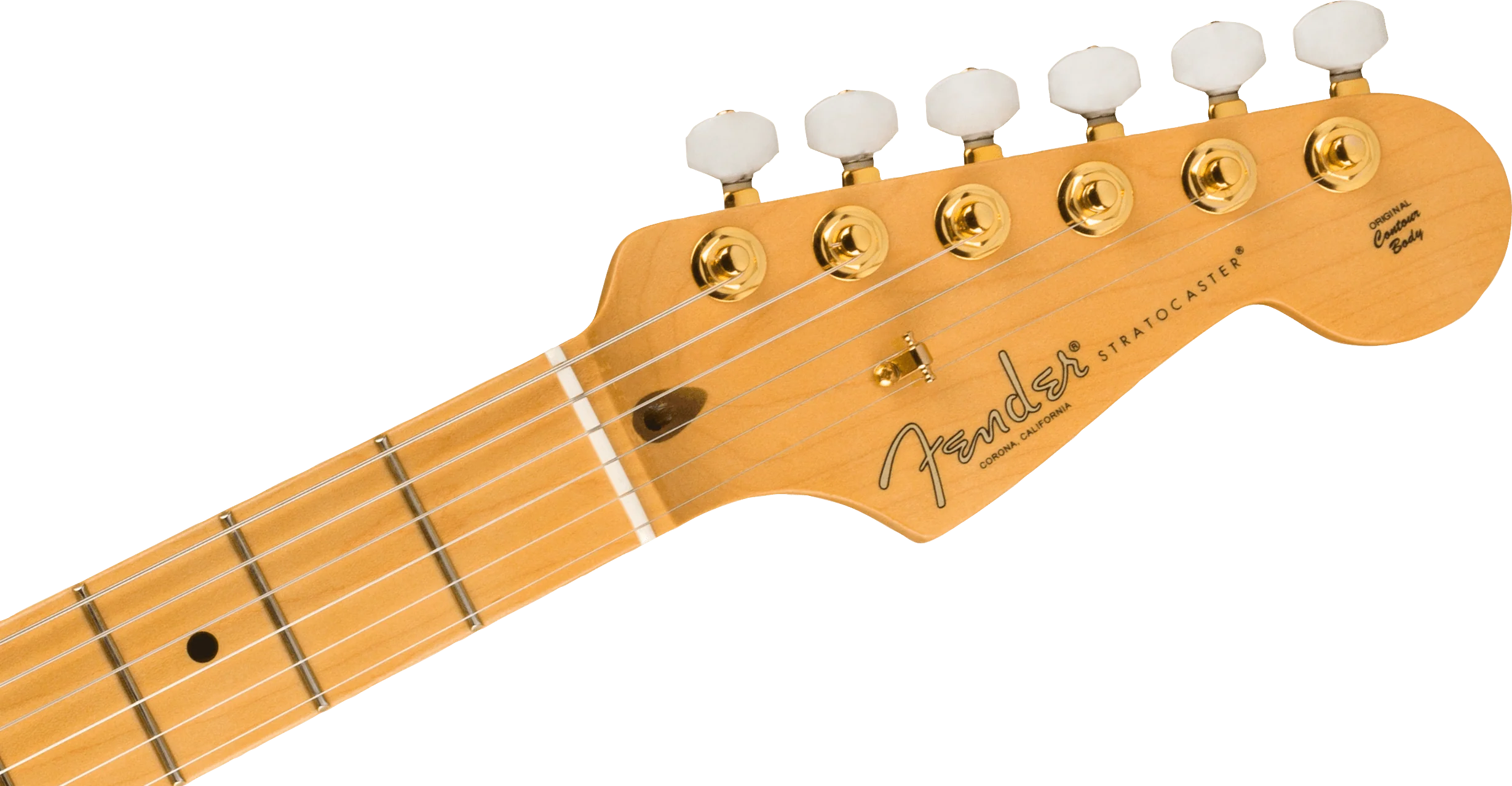 Fender 75th Anniversary Commemorative Stratocaster Maple Fingerboard 2-Color Bourbon Burst Electric Guitar - Image 6