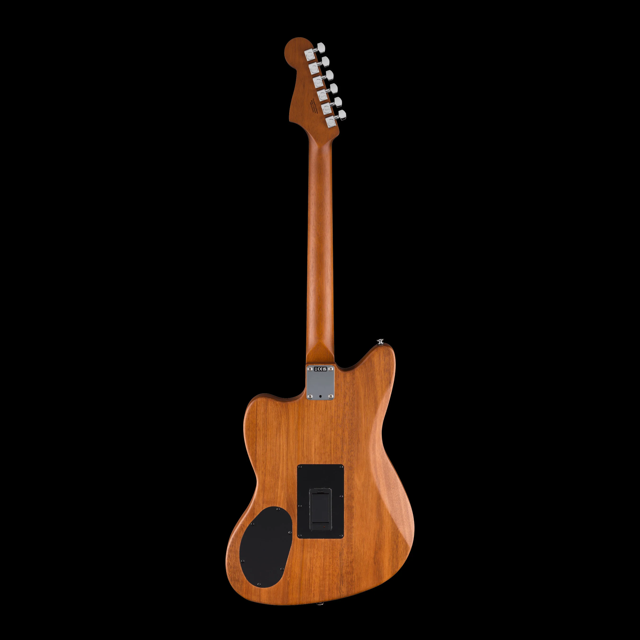 Fender Acoustasonic Standard Jazzmaster Aged Natural Acoustic Electric Guitar - Image 4