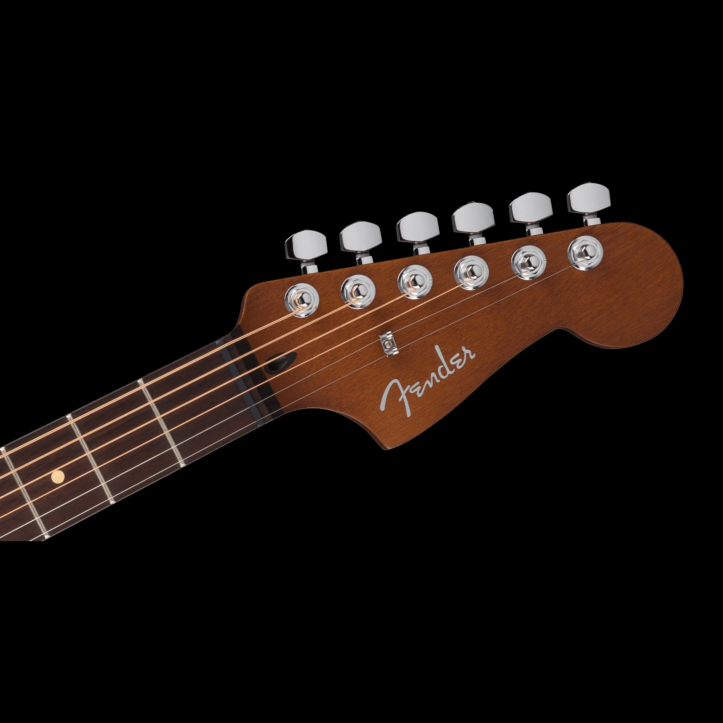 Fender Acoustasonic Standard Jazzmaster Aged Natural Acoustic Electric Guitar - Image 6