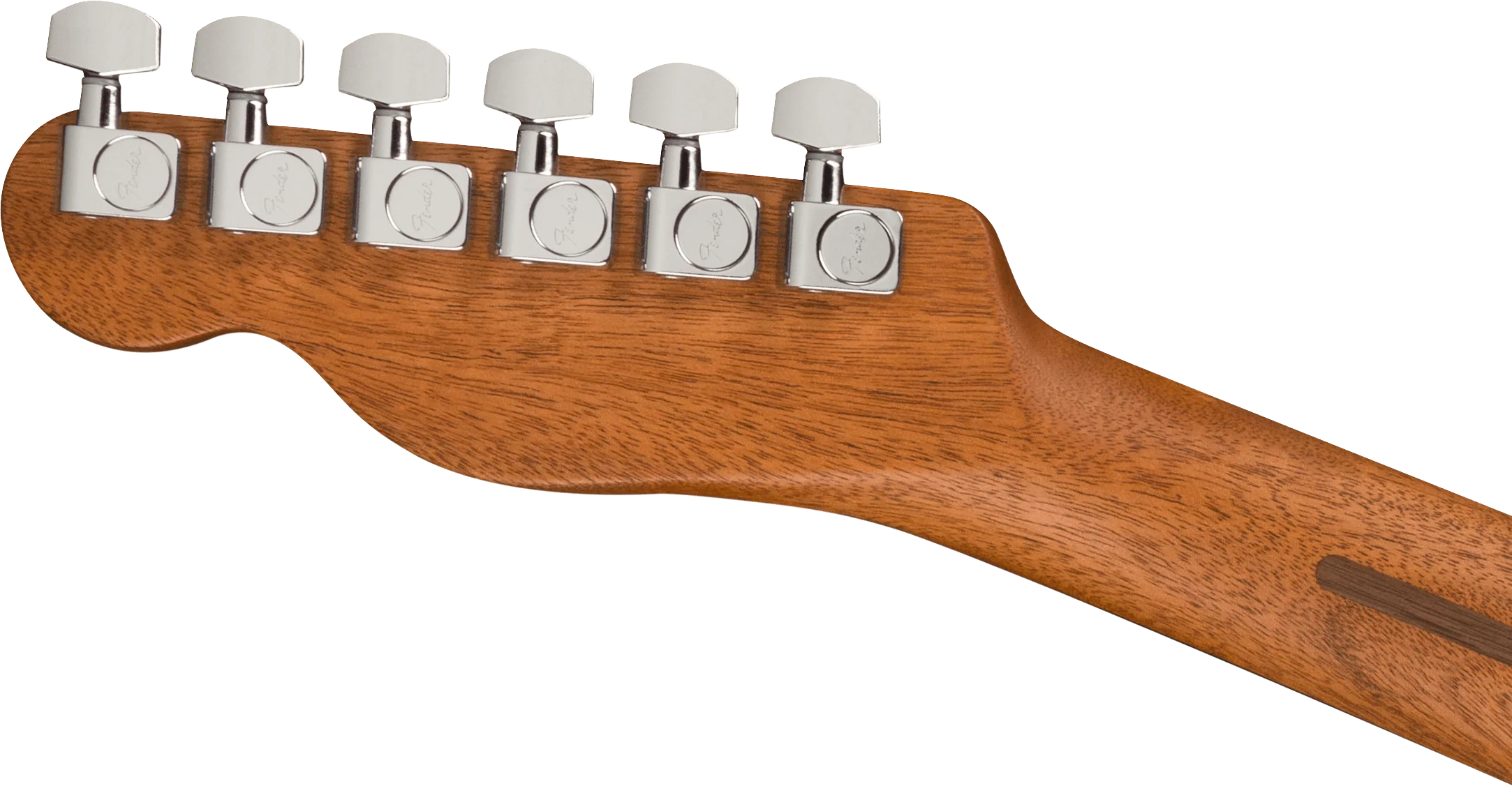 Fender American Acoustasonic Telecaster All-Mahogany Bourbon Burst With Gig Bag - Image 7