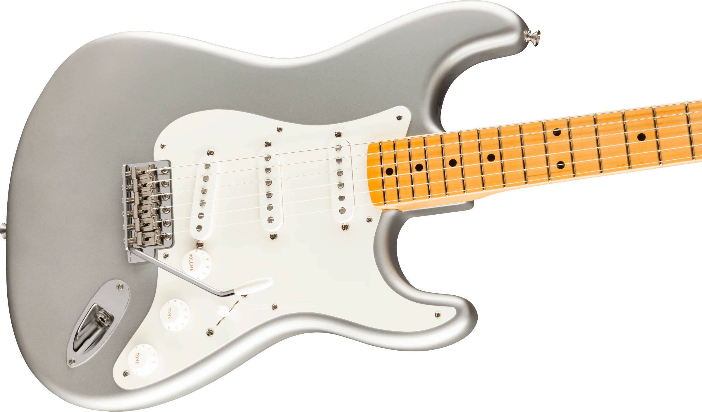 Fender American Original '50s Stratocaster Maple Fingerboard Inca Silver Electric Guitar - Image 4