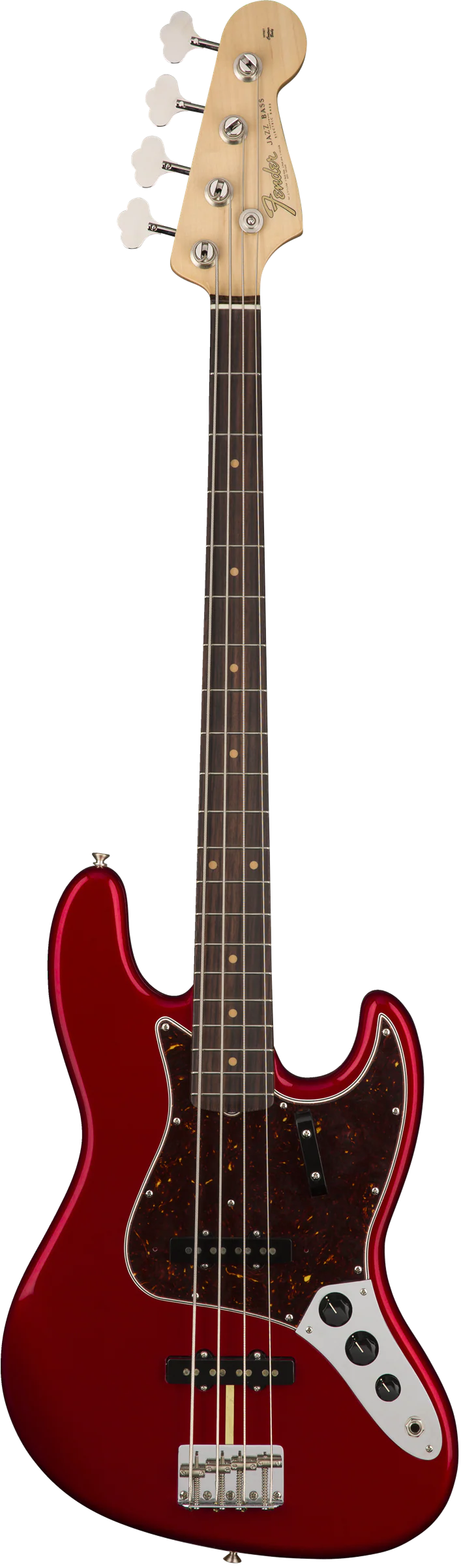 Fender American Original '60s Jazz Bass Rosewood Fingerboard - Candy Apple Red - Image 2