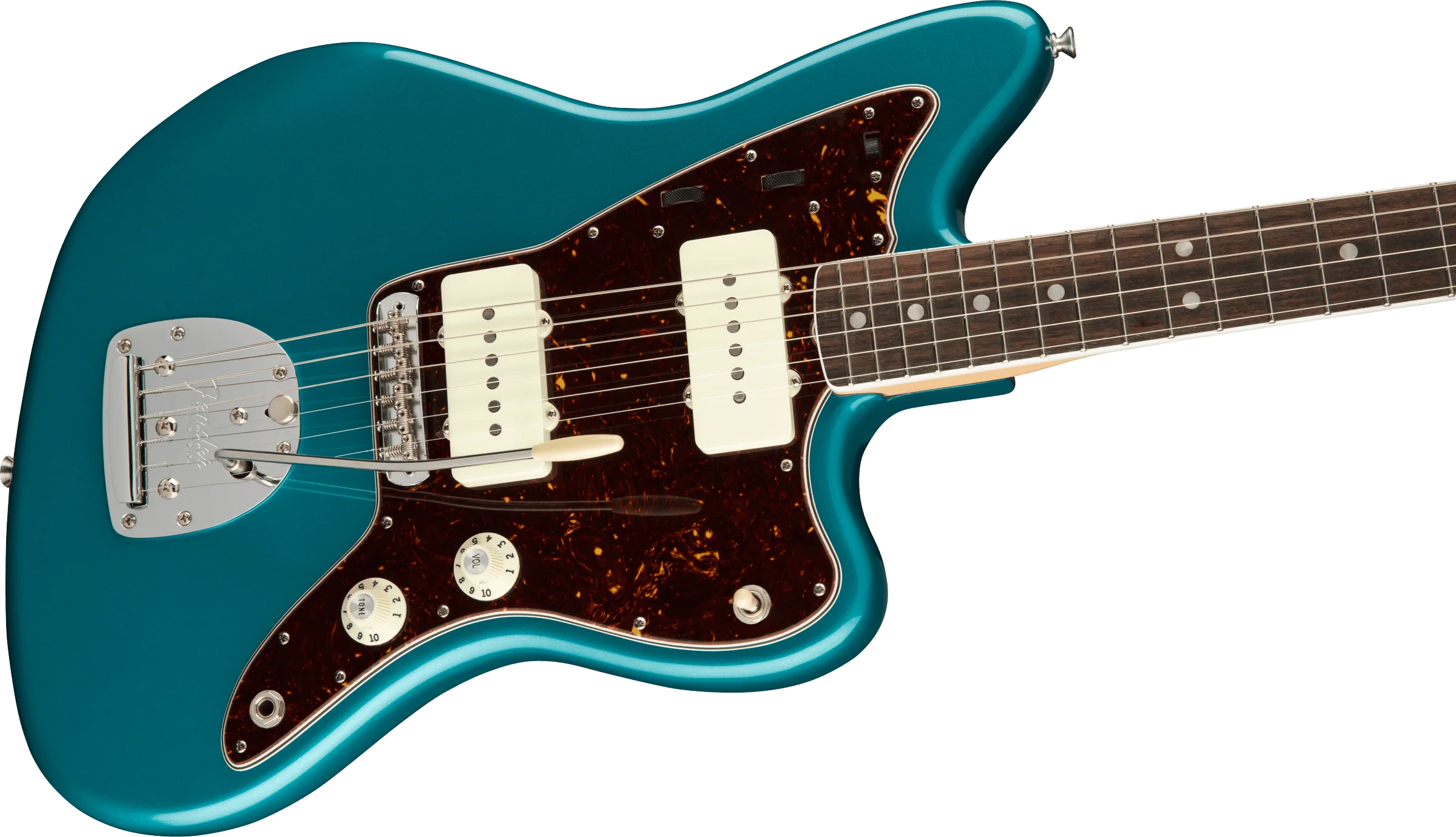 Fender American Original '60s Jazzmaster Rosewood Fingerboard Ocean Turquoise Electric Guitar - Image 4