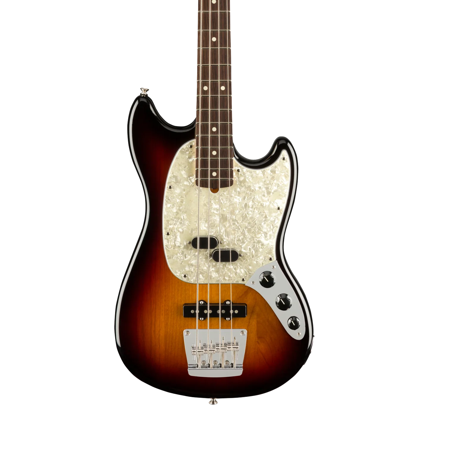 Fender American Performer Mustang Bass 3-Color Sunburst With Gig Bag ***B-STOCK***