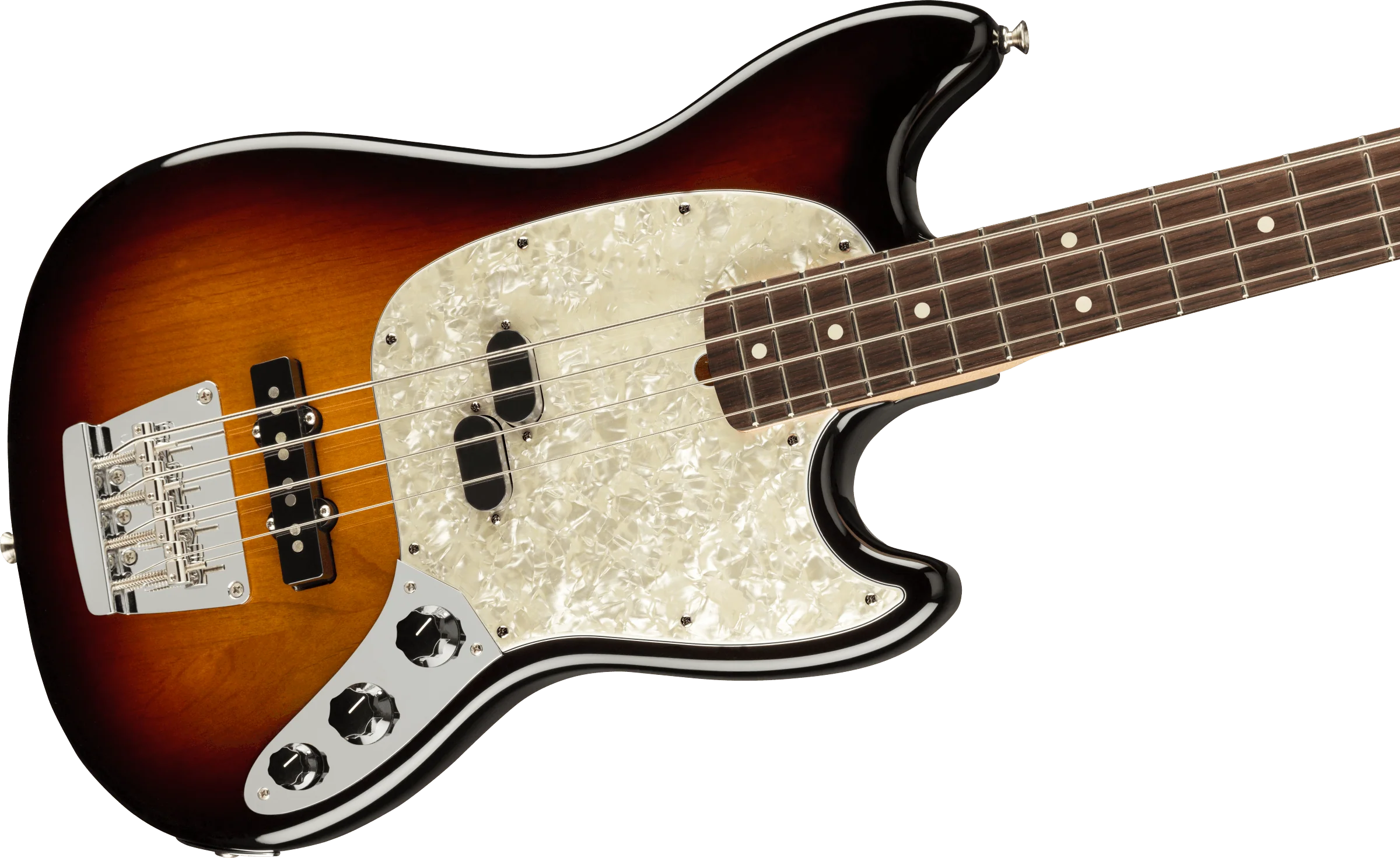 Fender American Performer Mustang Bass 3-Color Sunburst With Gig Bag ***B-STOCK*** - Image 3
