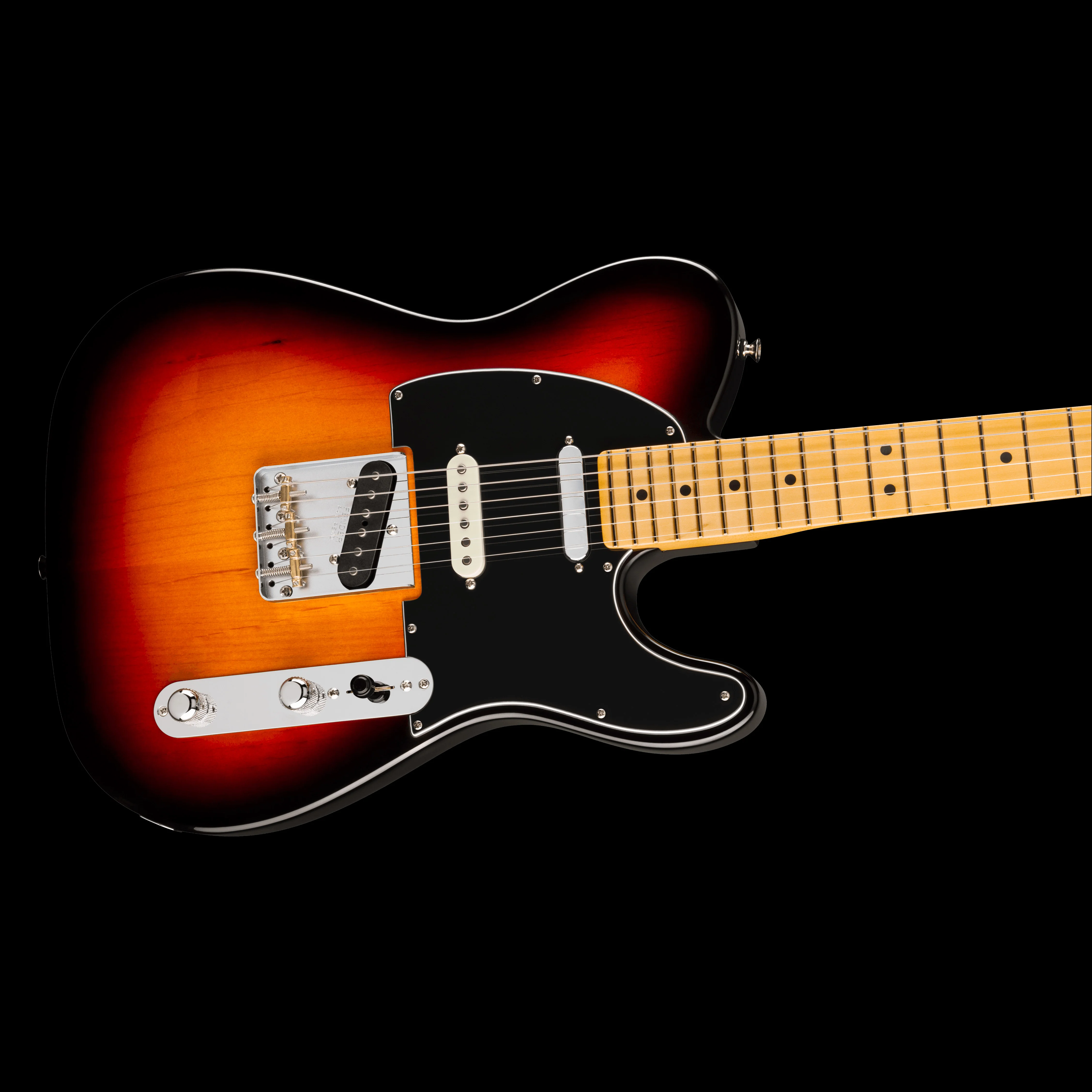 Fender American Professional Classic Hotshot Telecaster Maple Fingerboard 3-Color Sunburst With Gig Bag - Image 3
