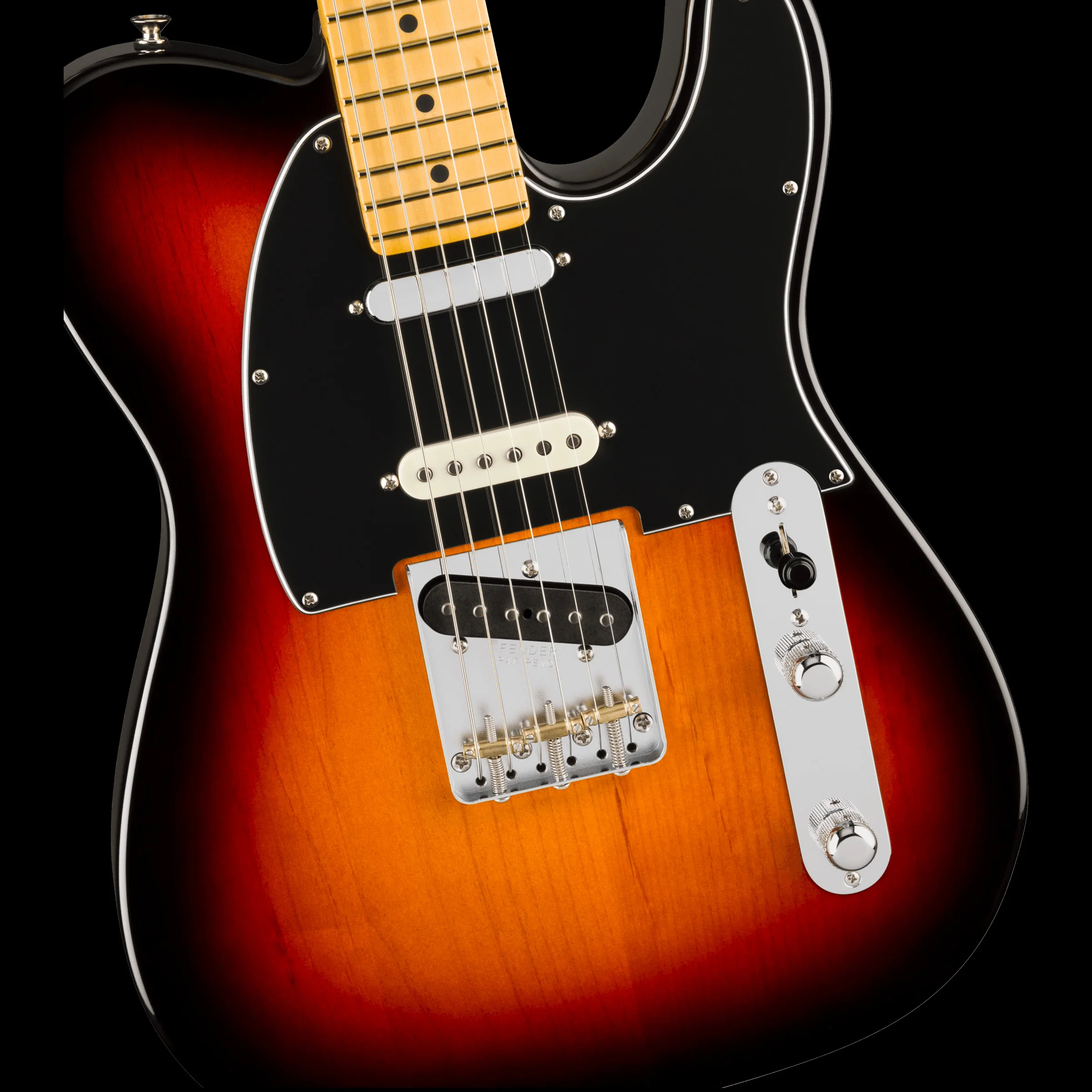 Fender American Professional Classic Hotshot Telecaster Maple Fingerboard 3-Color Sunburst With Gig Bag - Image 4