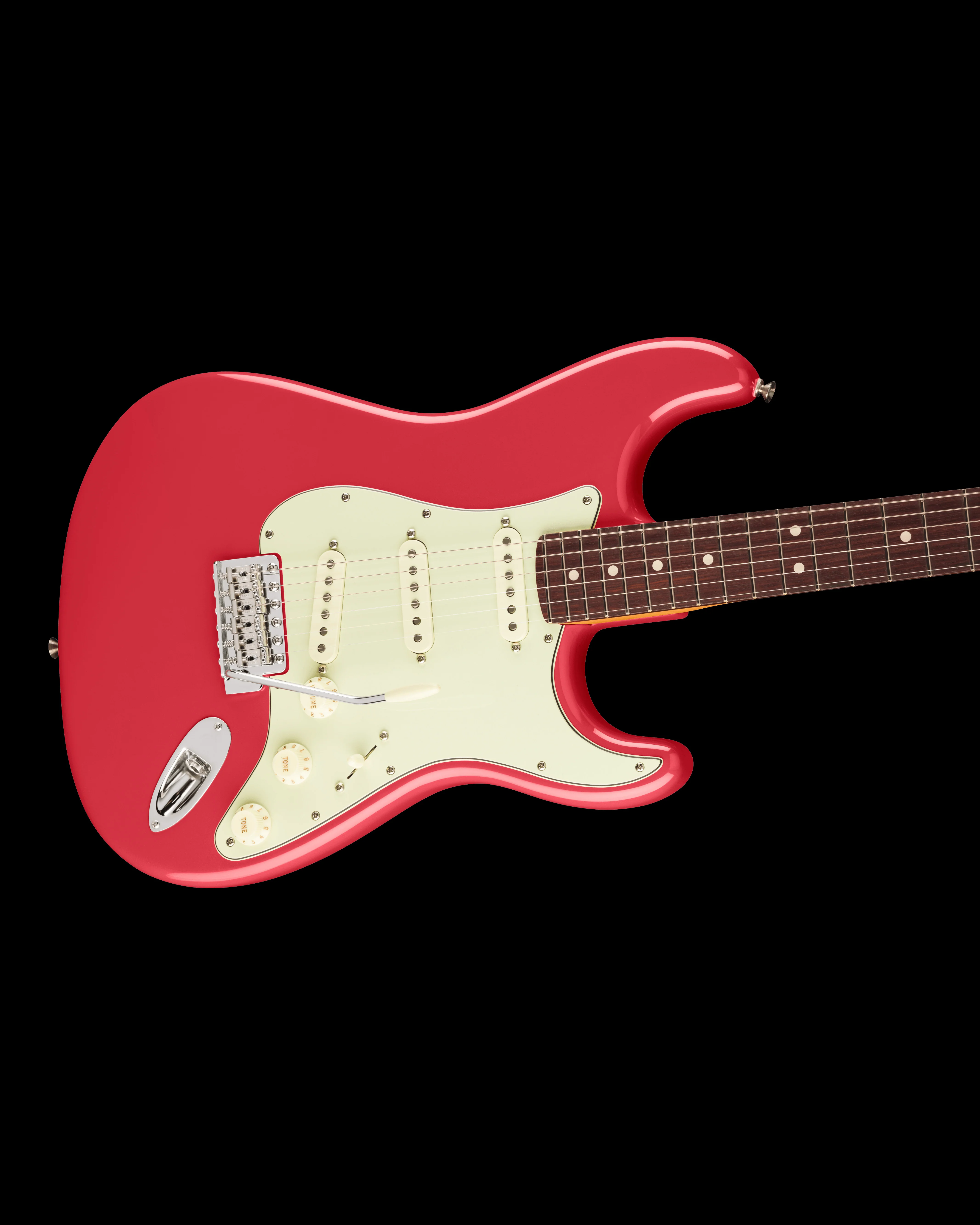 Fender American Professional Classic Stratocaster Faded Dakota Red With Gig Bag - Image 3
