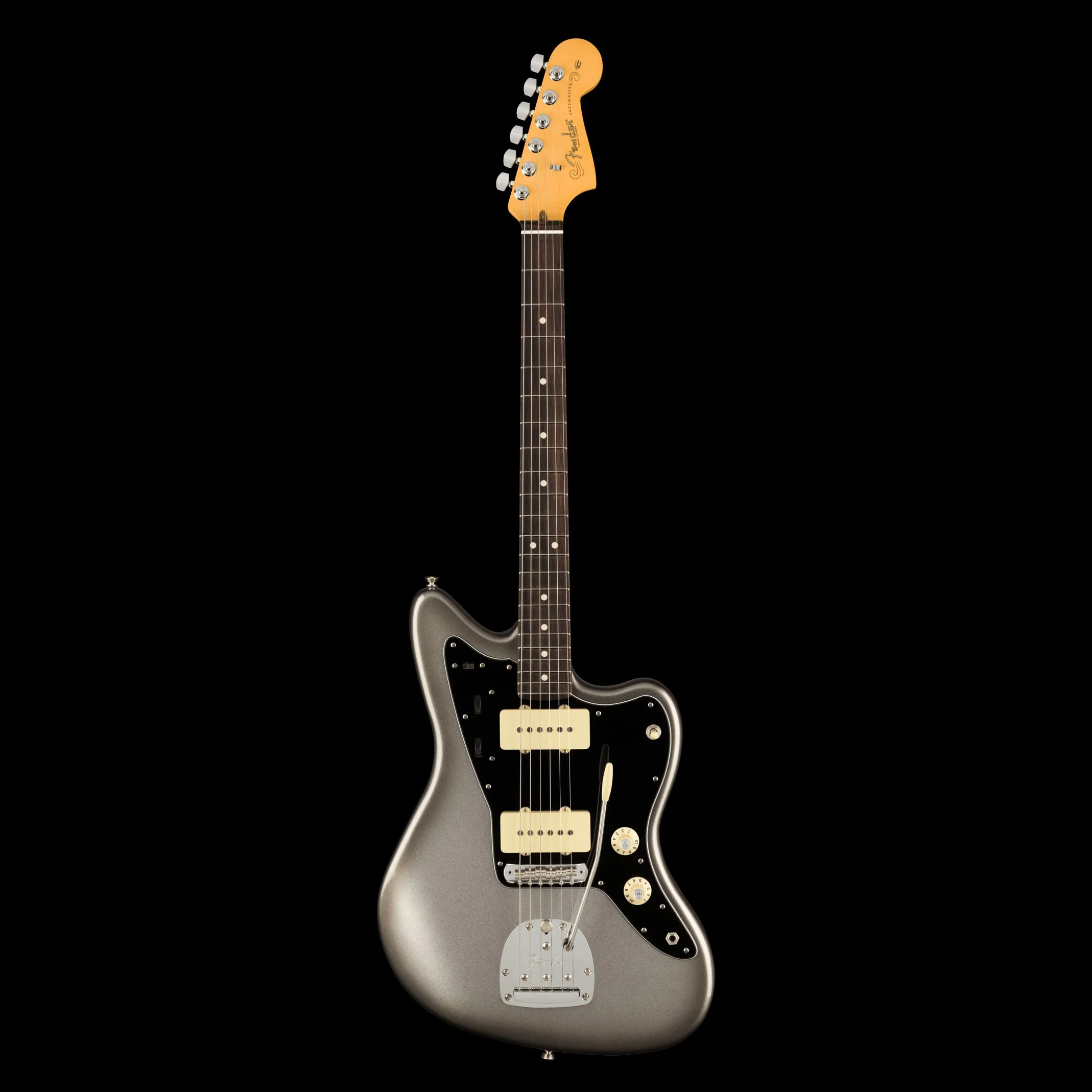 Fender American Professional II Jazzmaster Mercury with Case - Demo - Image 2