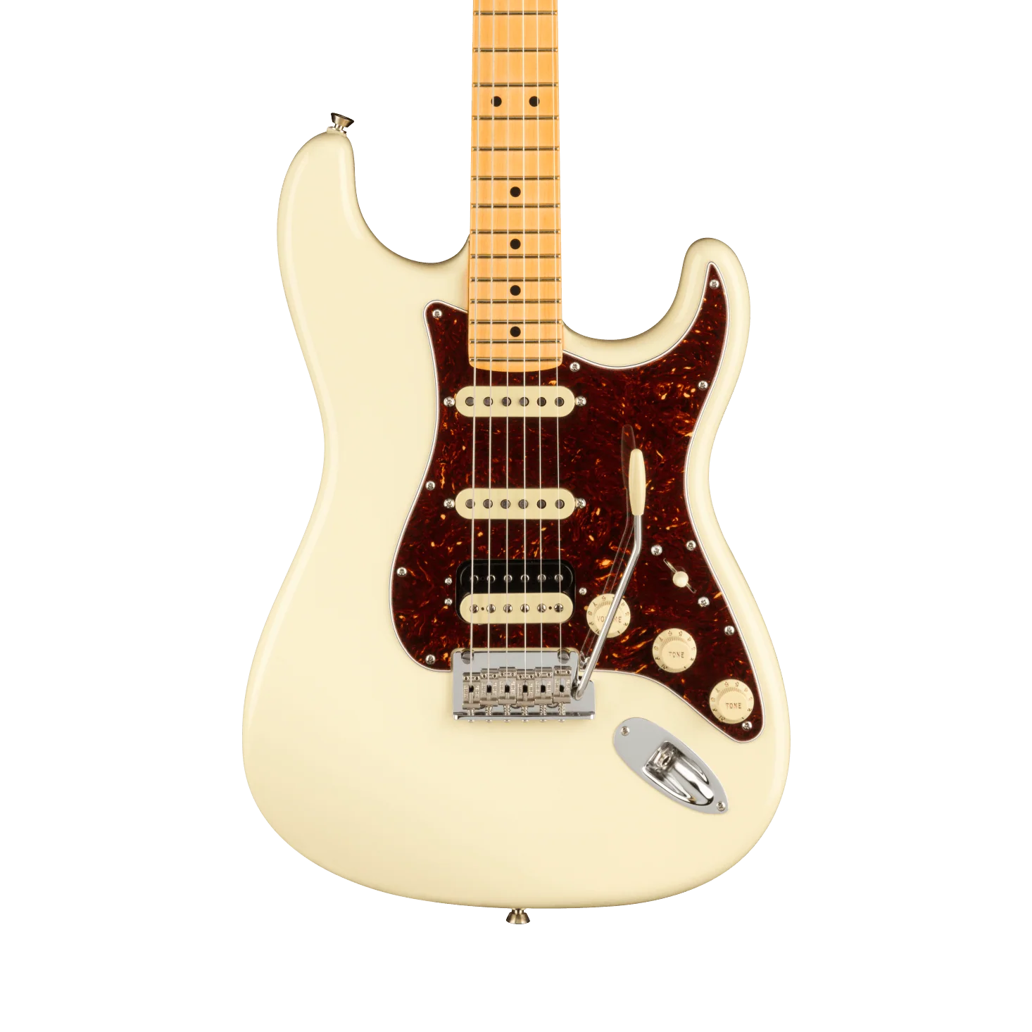 Fender American Professional II Stratocaster HSS Maple Fingerboard Olympic White
