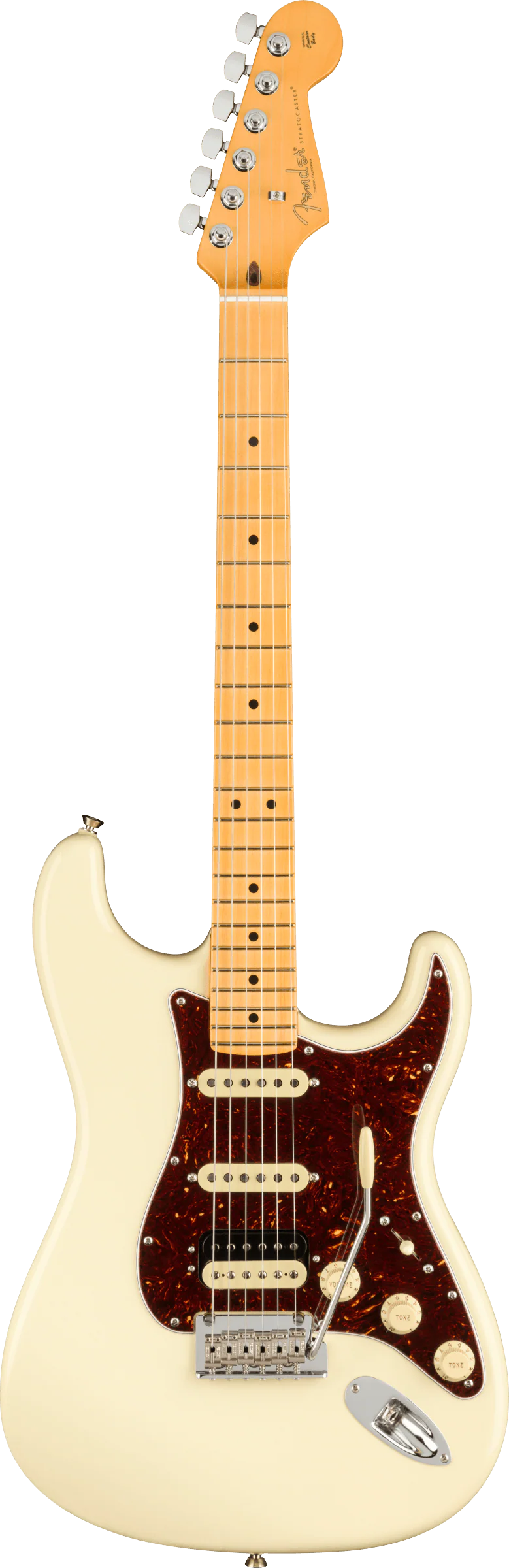Fender American Professional II Stratocaster HSS Maple Fingerboard Olympic White - Image 2