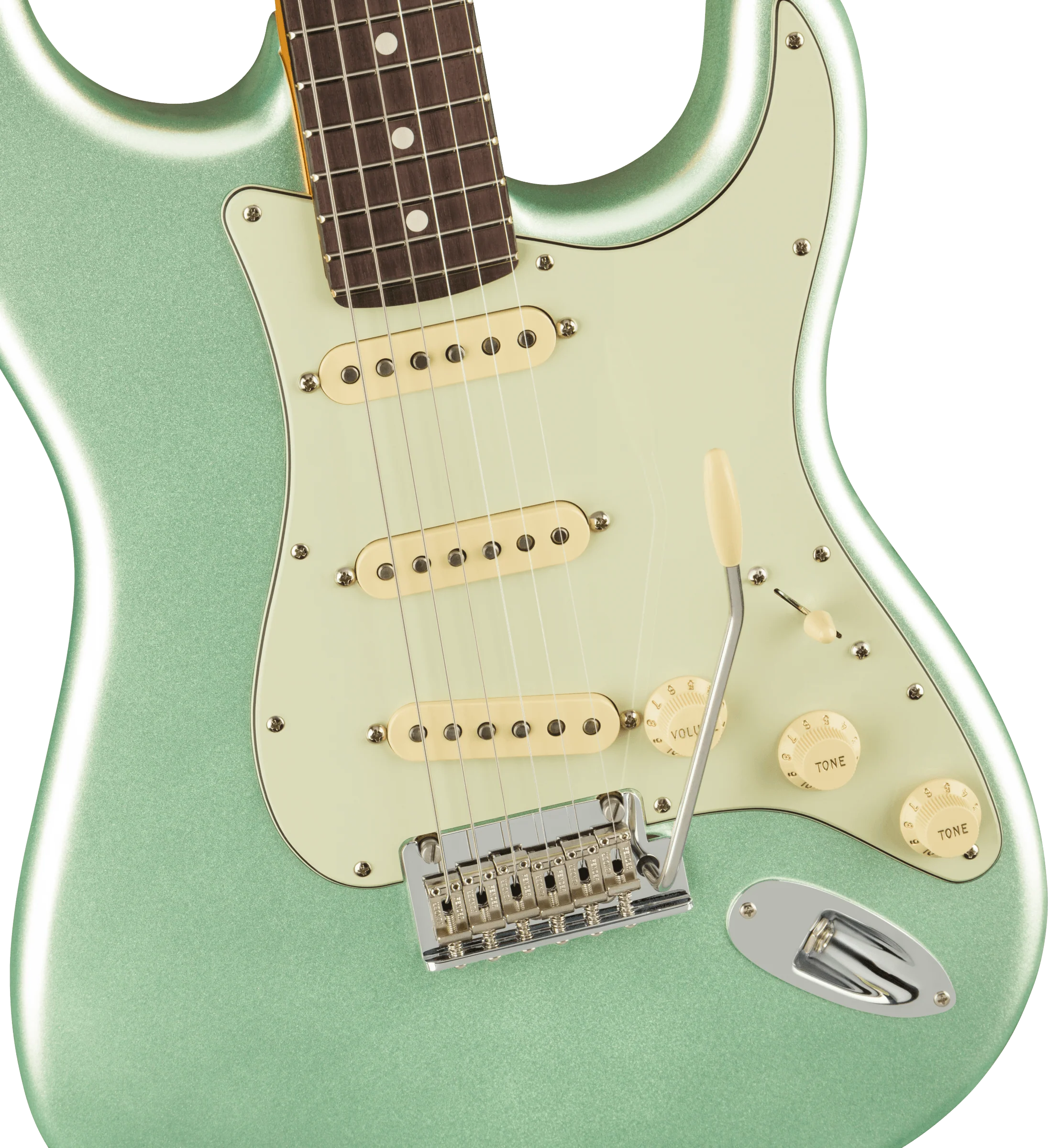 Fender American Professional II Stratocaster Mystic Surf Green - Image 4
