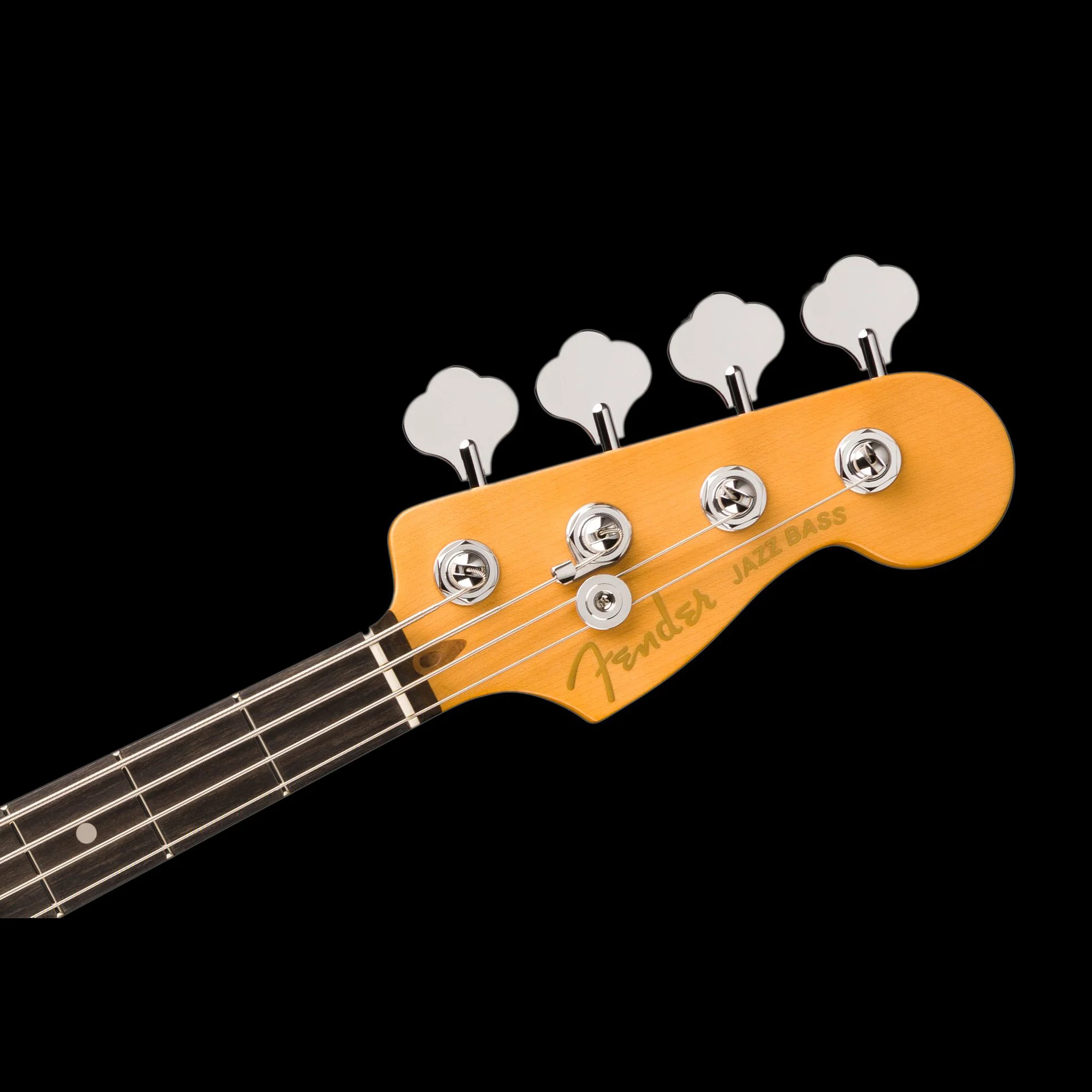 Fender American Ultra II Jazz Bass Ebony Fingerboard Texas Tea With Case - Image 8
