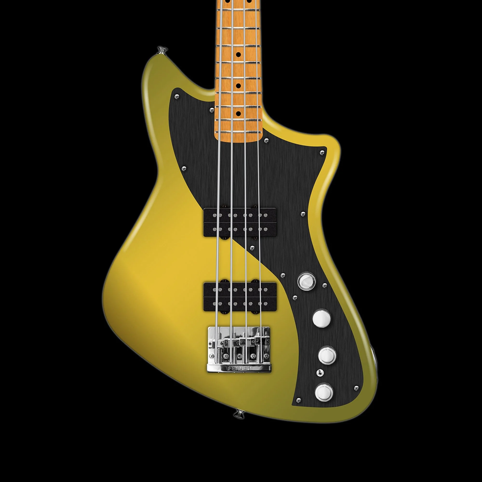 Fender American Ultra II Meteora Bass Solar Flare With Case
