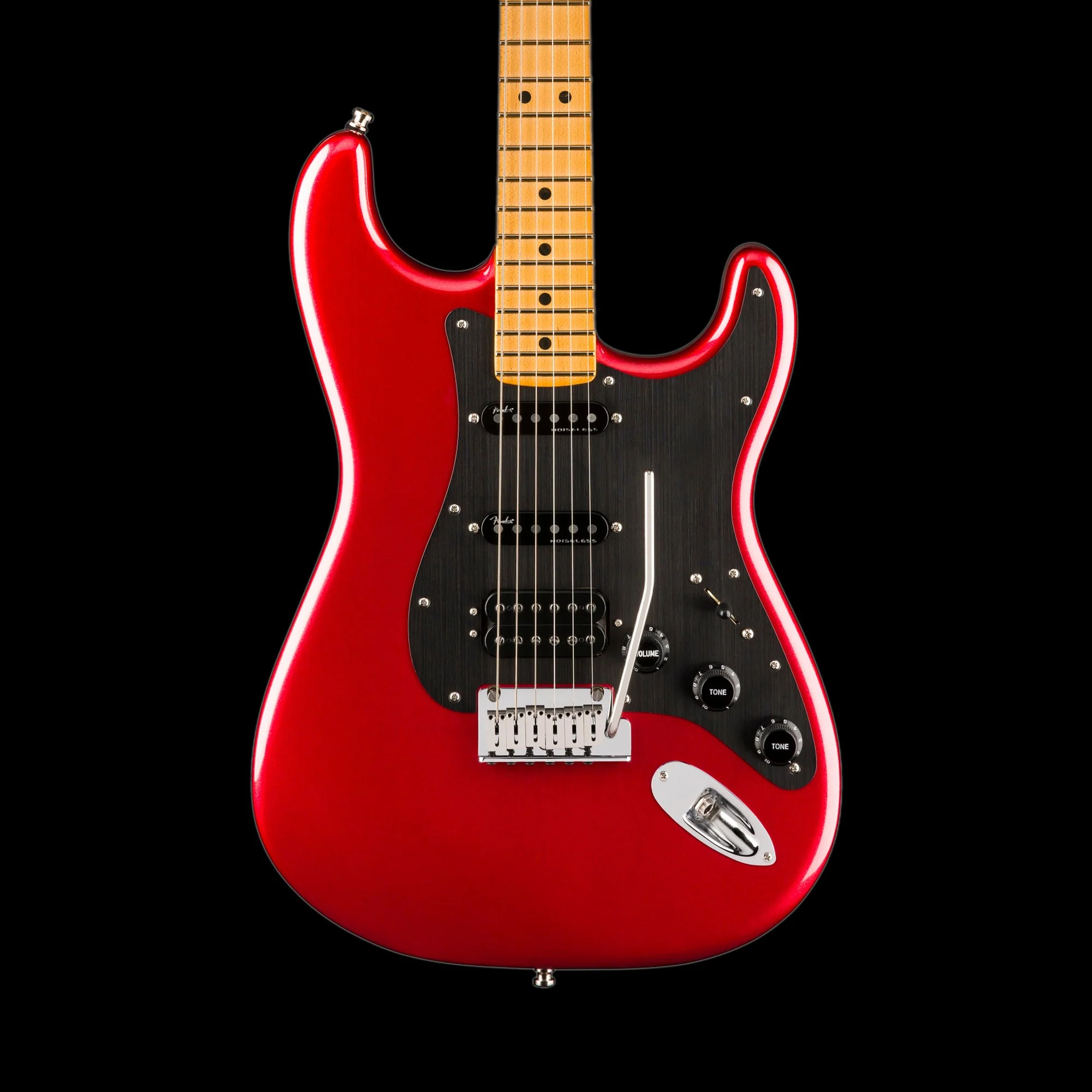 Fender American Ultra II Stratocaster HSS Maple Fingerboard Sinister Red With Case