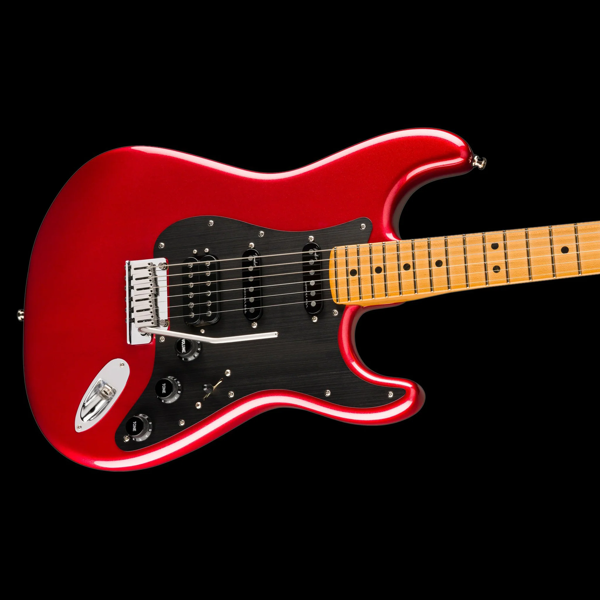 Fender American Ultra II Stratocaster HSS Maple Fingerboard Sinister Red With Case - Image 5