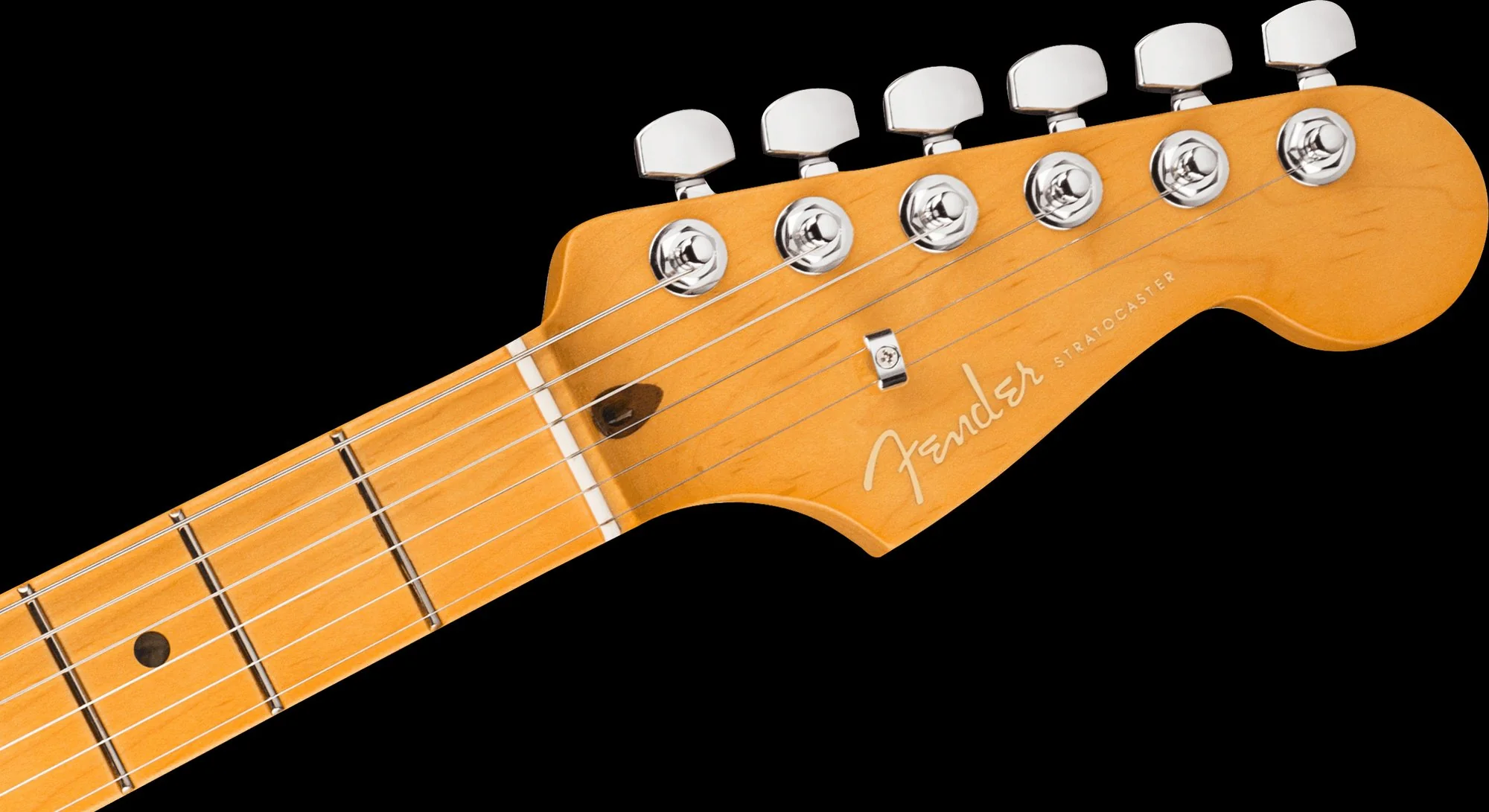 Fender American Ultra Stratocaster HSS Maple Fingerboard Texas Tea With Case - Image 6
