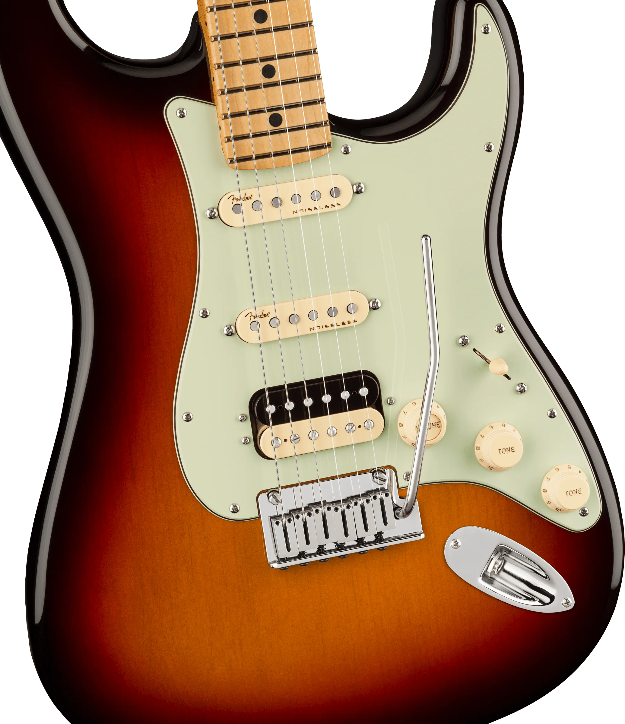 Fender American Ultra Stratocaster HSS Maple Fingerboard Ultraburst - Image 4