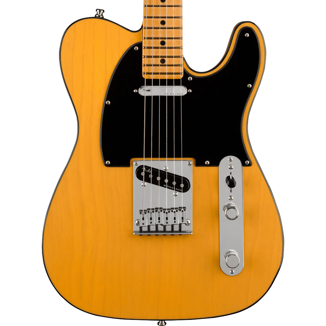 Fender American Ultra Telecaster Maple Fingerboard Butterscotch Blonde Electric Guitar With Case