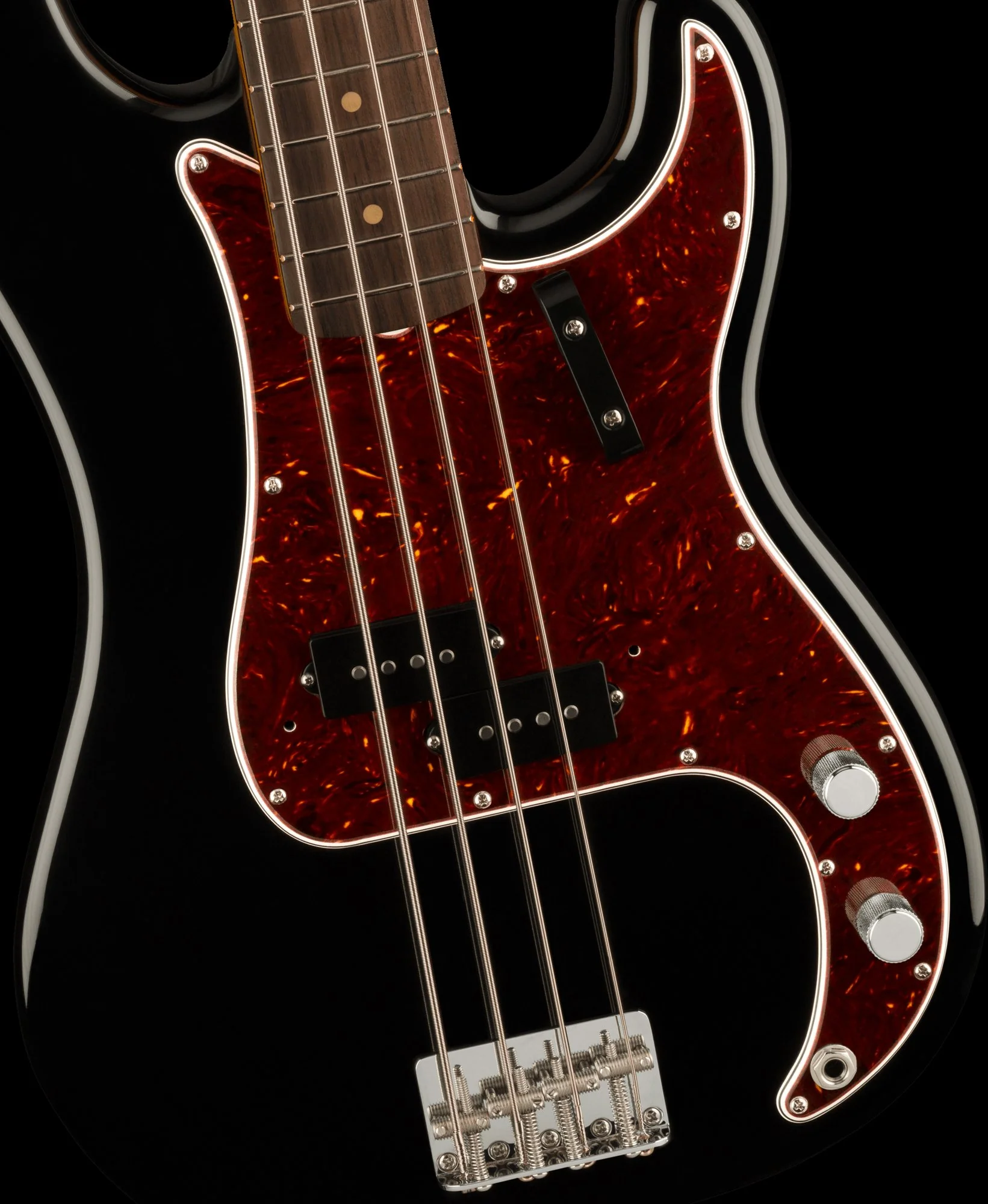 Fender American Vintage II 1960 Precision Bass Black With Case - Serial # V2330564 Demo - Image 3