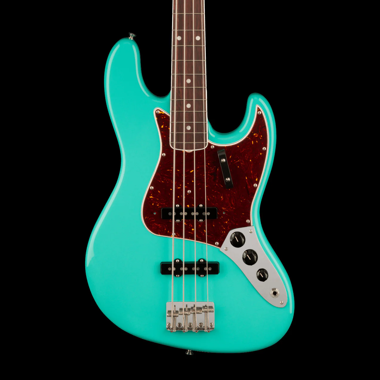 Fender American Vintage II 1966 Jazz Bass Sea Foam Green With Case