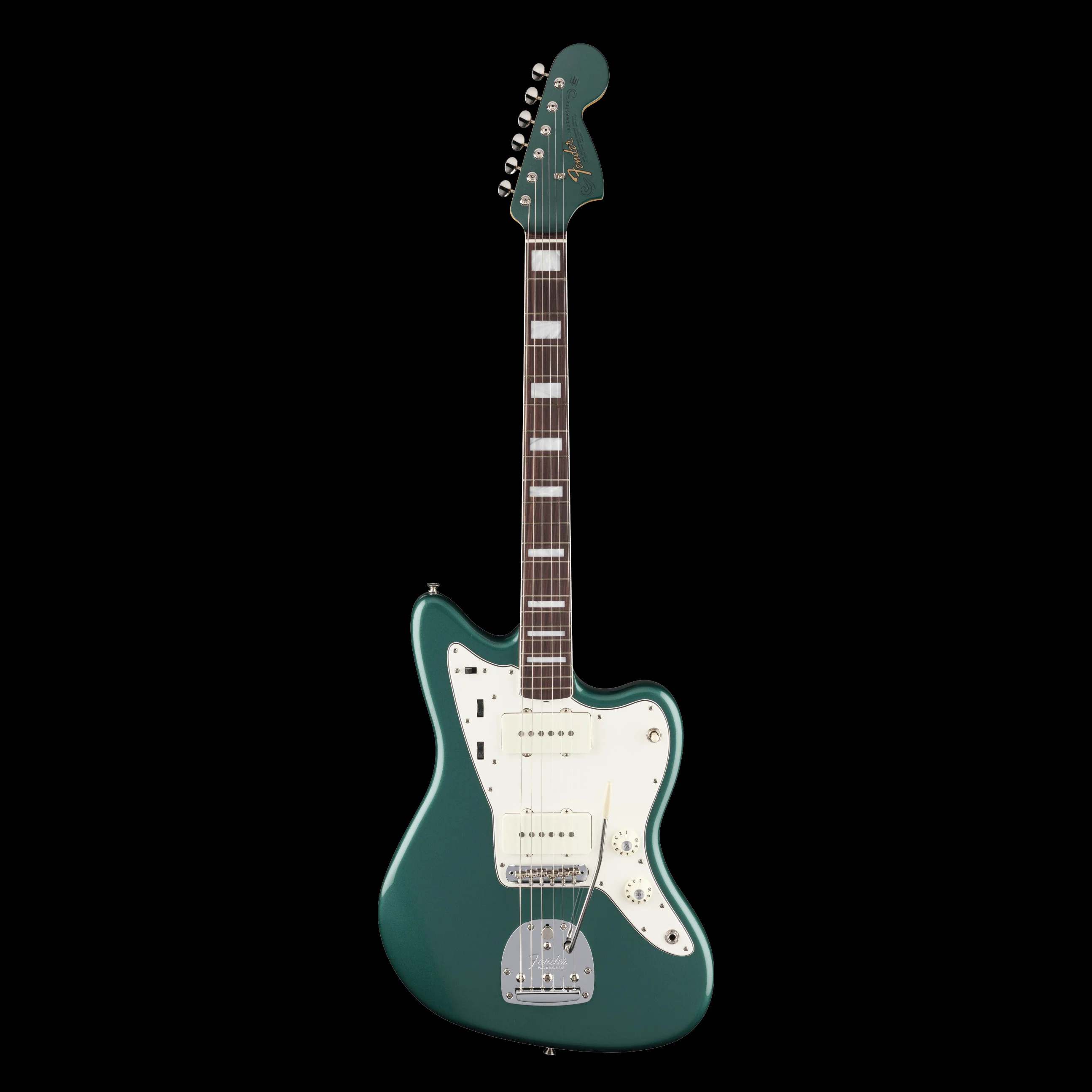 Fender American Vintage II 1966 Jazzmaster Sherwood Green Metallic With Case - Image 2
