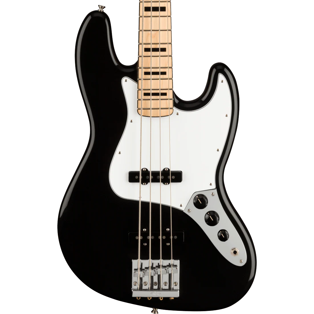 Fender Artist Series Geddy Lee Jazz Bass Maple Fingerboard Black with Gig Bag