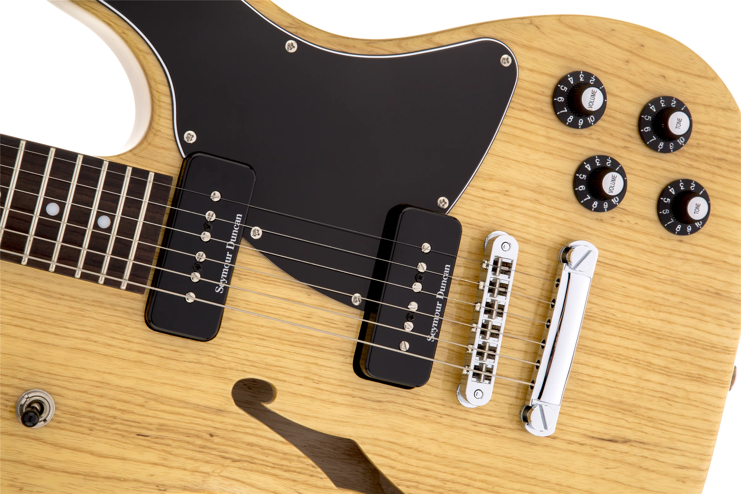 Fender Artist Series Jim Adkins JA-90 Telecaster Thinline Natural Electric Guitar - Image 6
