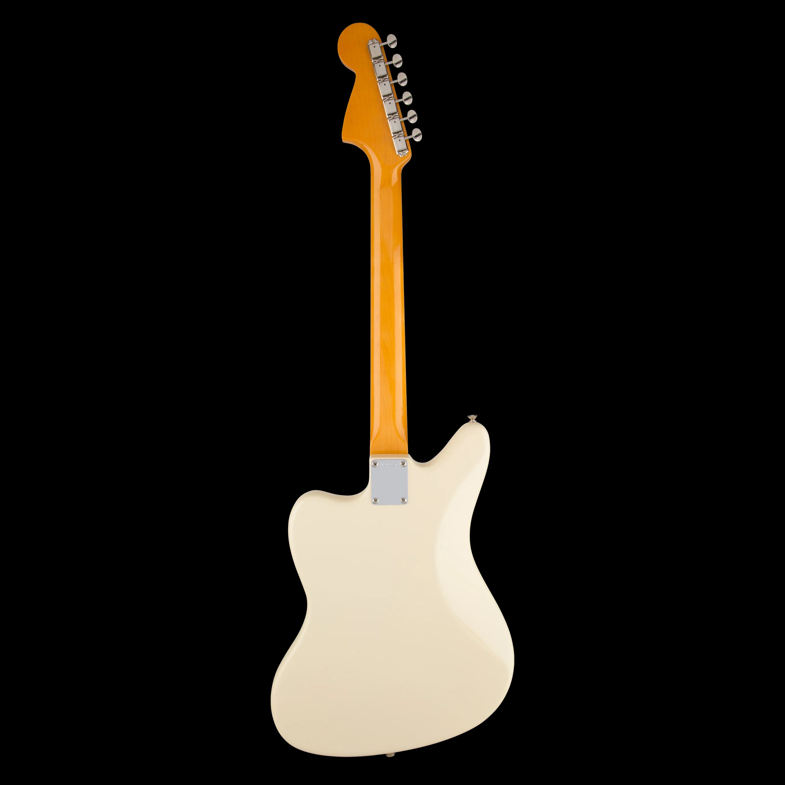 Fender Artist Series Johnny Marr Jaguar Olympic White Rosewood Fingerboard With Case - Image 5