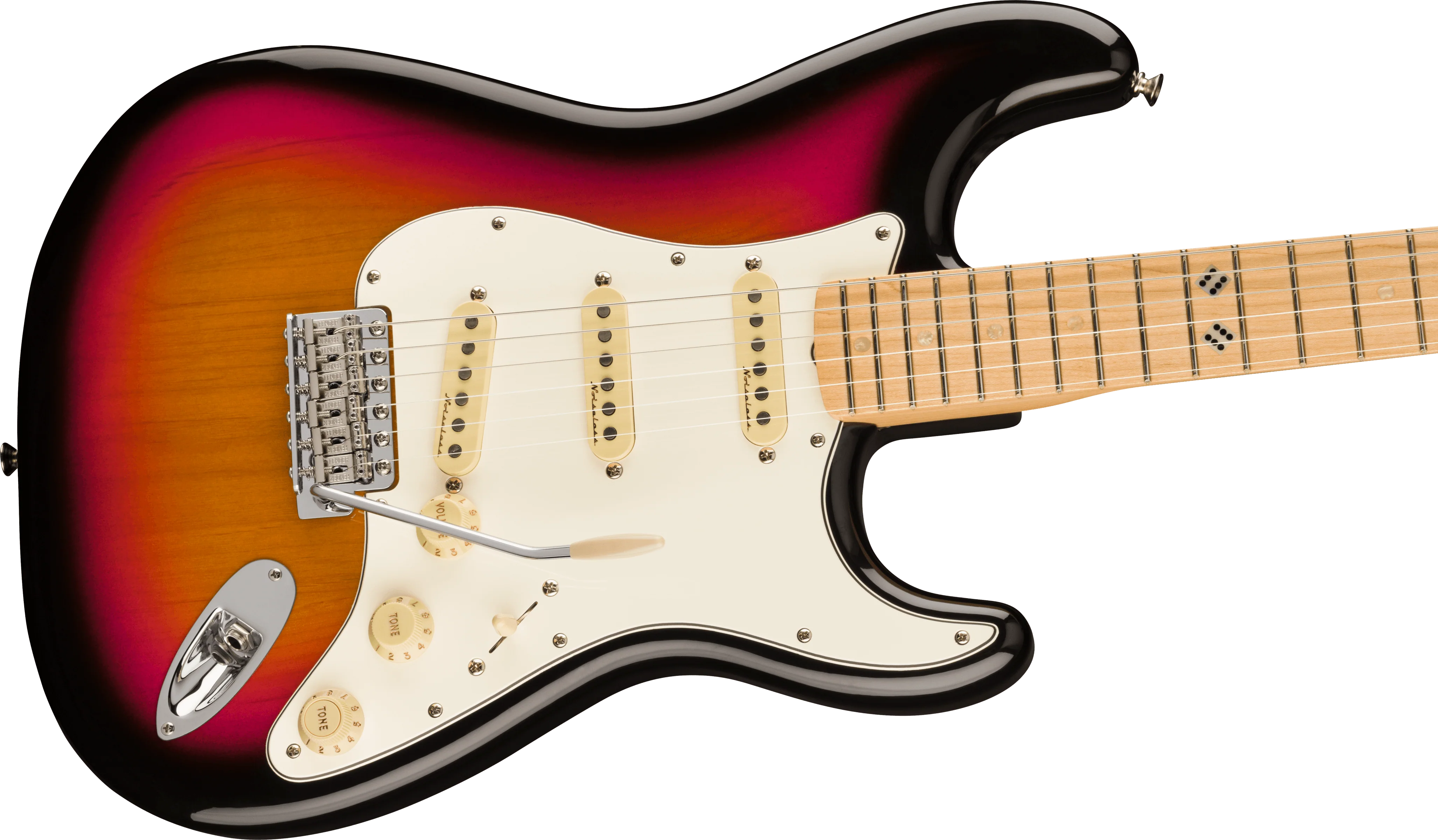 Fender Artist Series Steve Lacy People Pleaser Stratocaster Maple Board Chaos Burst W/ Case - Image 4