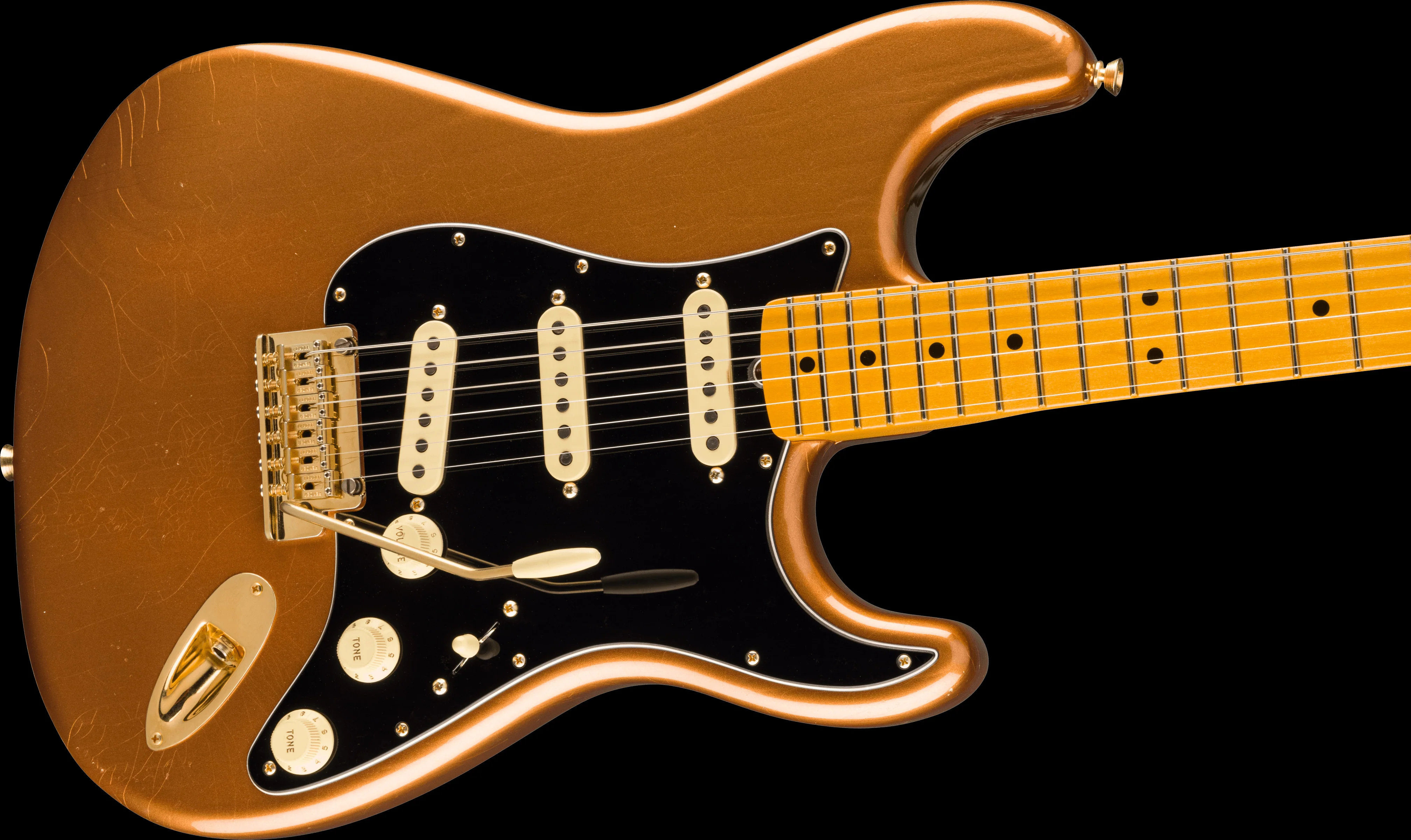 Fender Bruno Mars Stratocaster Mars Mocha with Case - Image 4