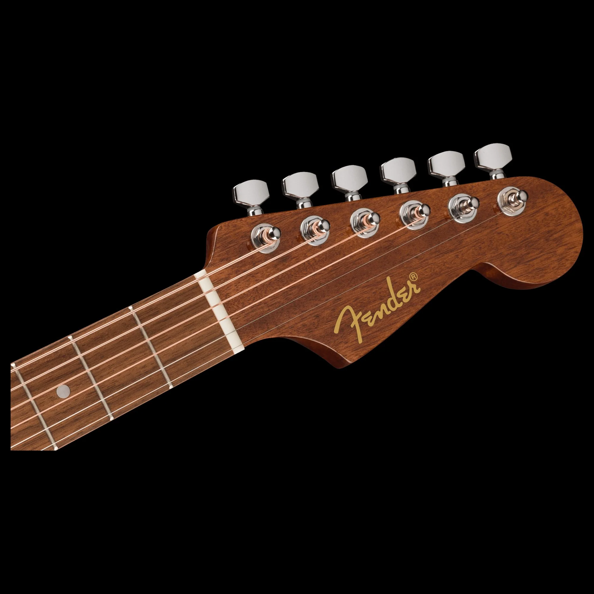 Fender California Standard Redondo Natural Sapele Mini Acoustic Guitar With Bag - Image 6