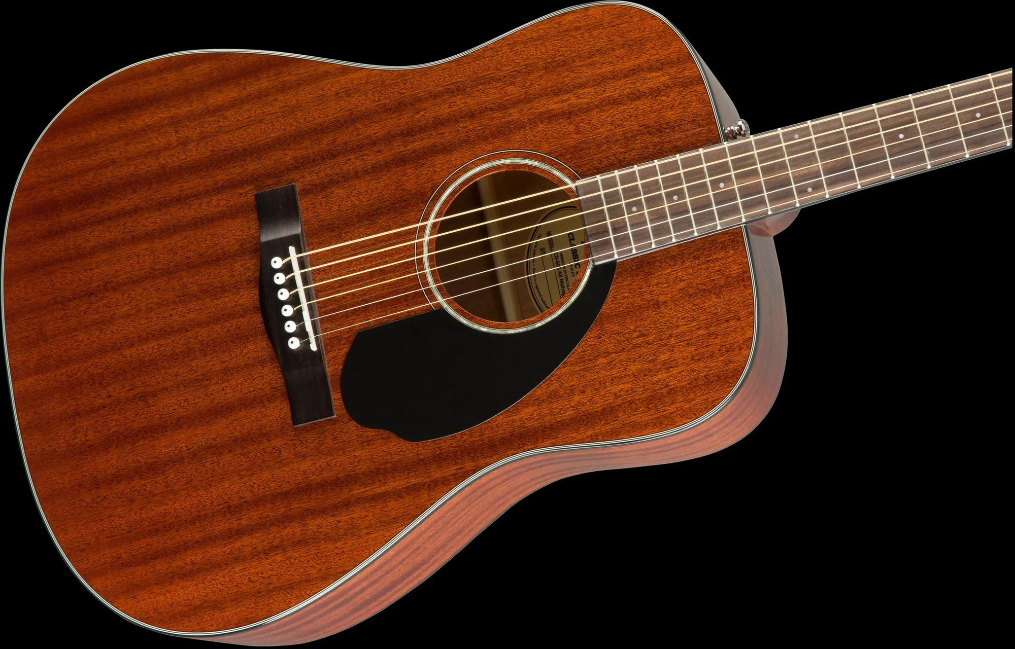 Fender CD-60S All Mahogany Acoustic Guitar Natural Finish - Image 6