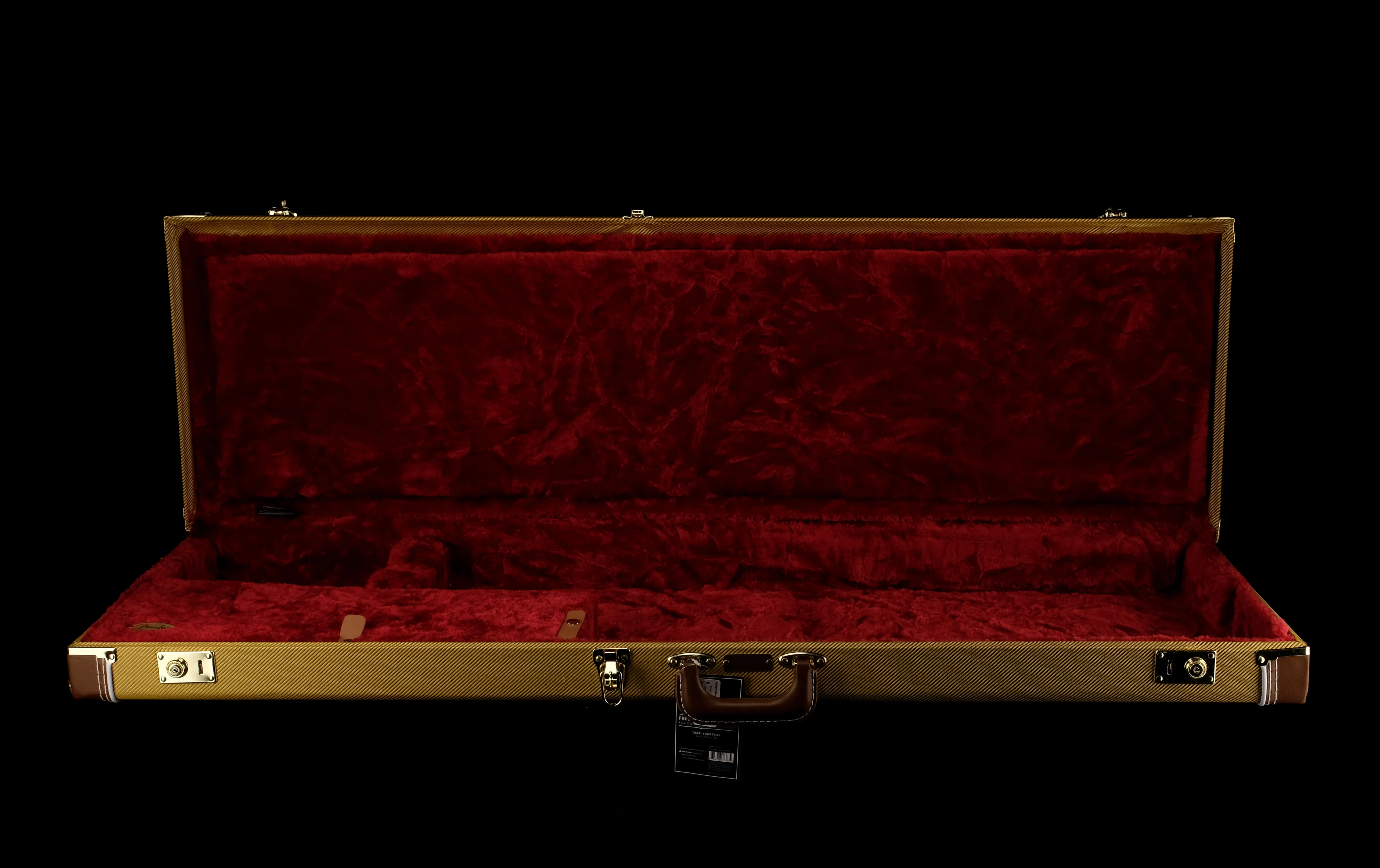 Fender Classic Series Wood Case - Precision Bass/Jazz Bass Tweed ***B-STOCK*** - Image 2