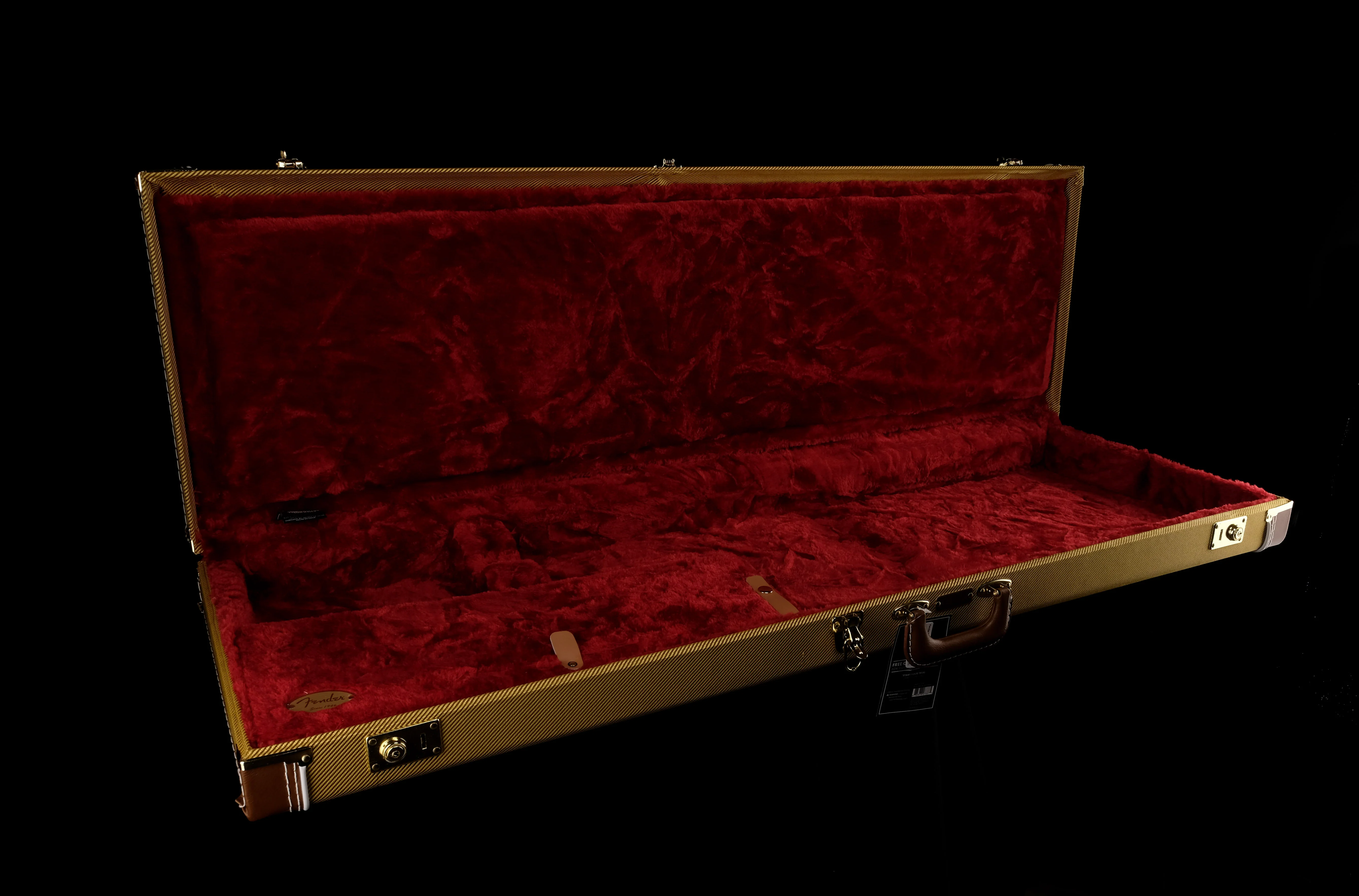Fender Classic Series Wood Case - Precision Bass/Jazz Bass Tweed ***B-STOCK*** - Image 3