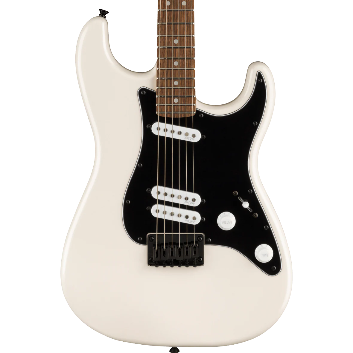Squier Contemporary Stratocaster Special HT Laurel Fingerboard Black Pickguard Pearl White Electric Guitar