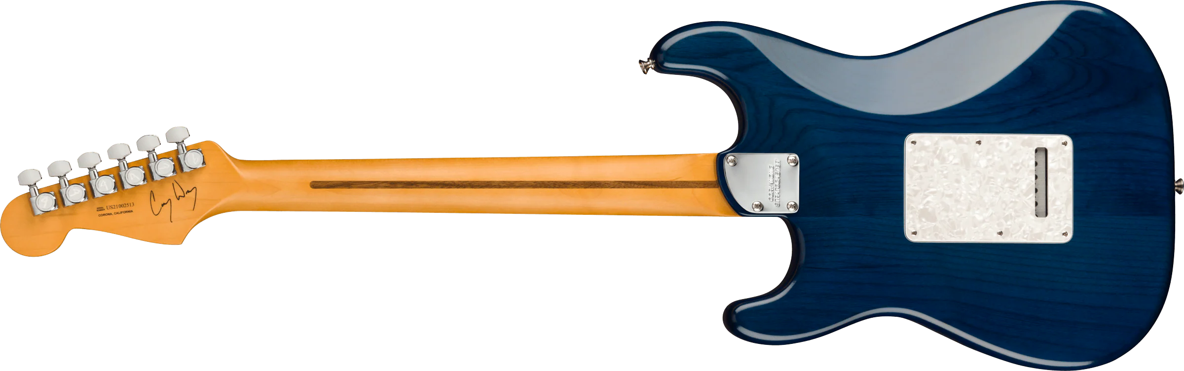 Fender Artist Series Cory Wong Stratocaster Rosewood Fingerboard Sapphire Blue Transparent - Image 3
