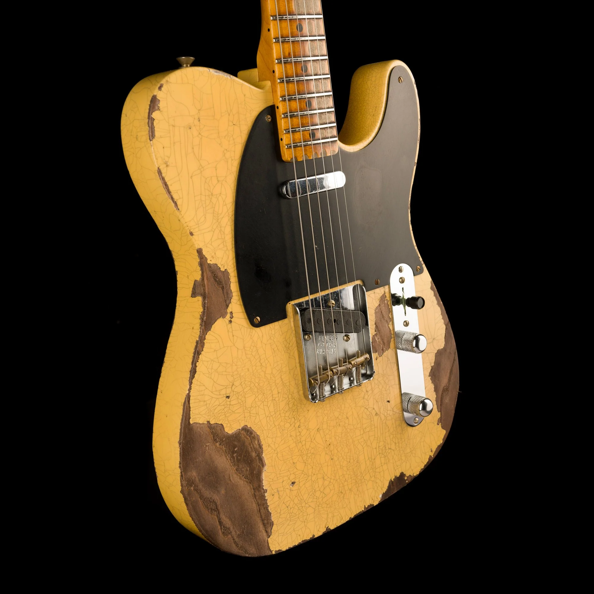 Fender Custom Shop 1951 Telecaster Heavy Relic Faded Aged Nocaster Blonde - Image 10