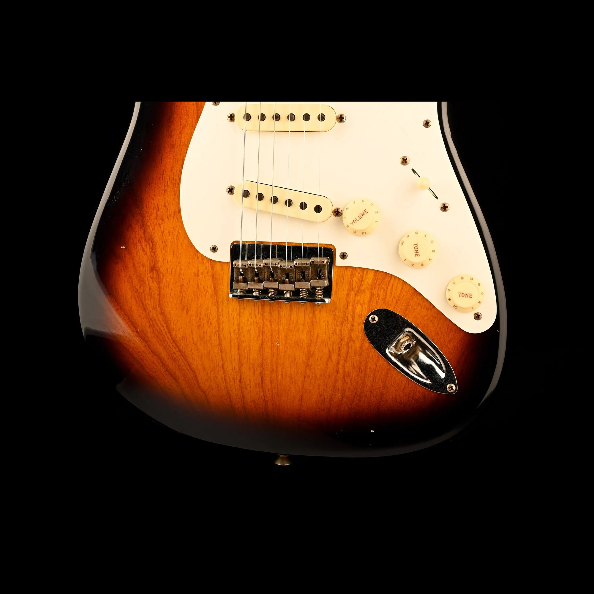 Fender Custom Shop 1957 Stratocaster Hardtail Journeyman Relic 2-Tone Sunburst - Image 5